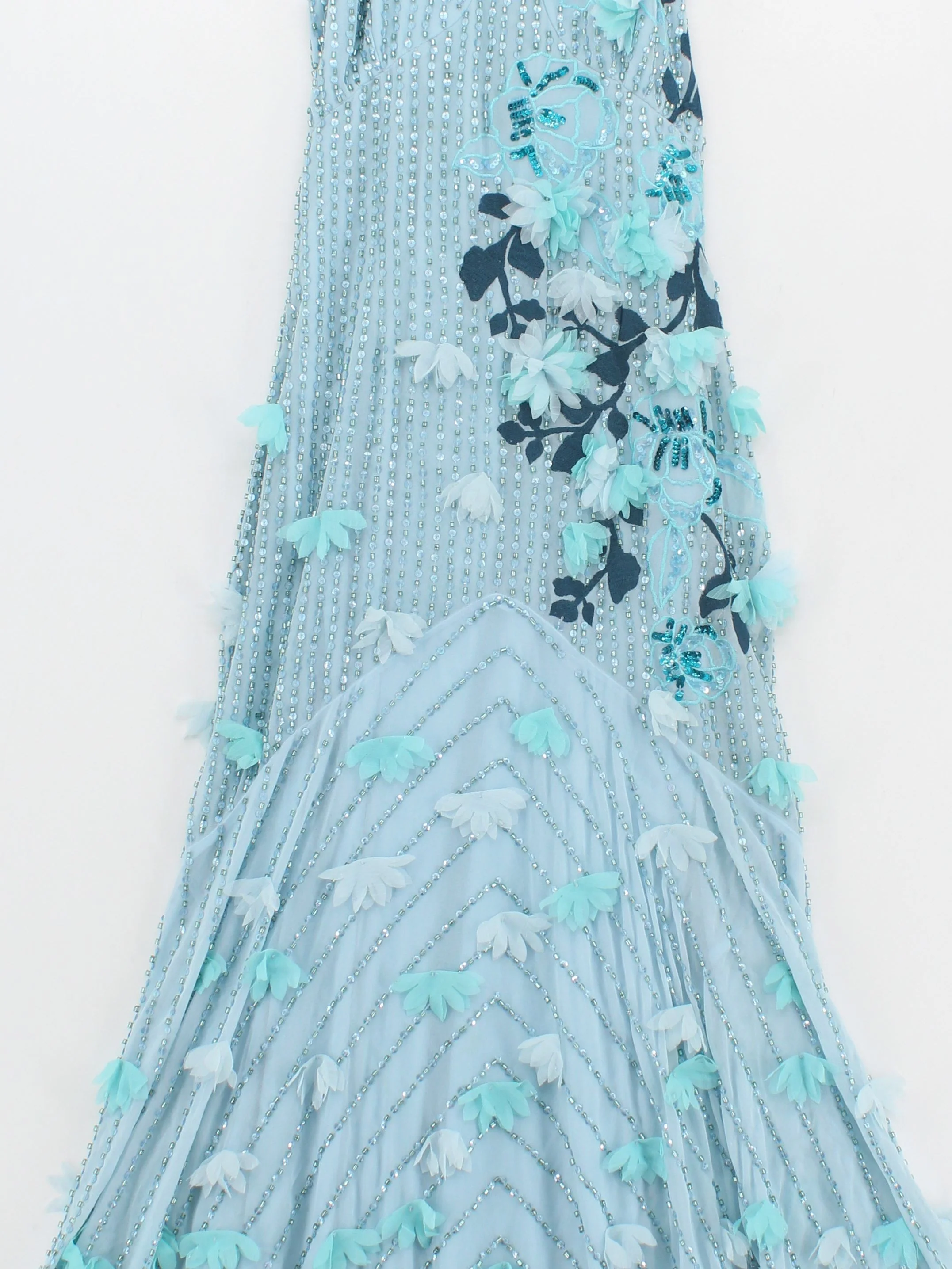 Karen Millen Maxi Dress UK10 in Blue RRP £549 - Image 3