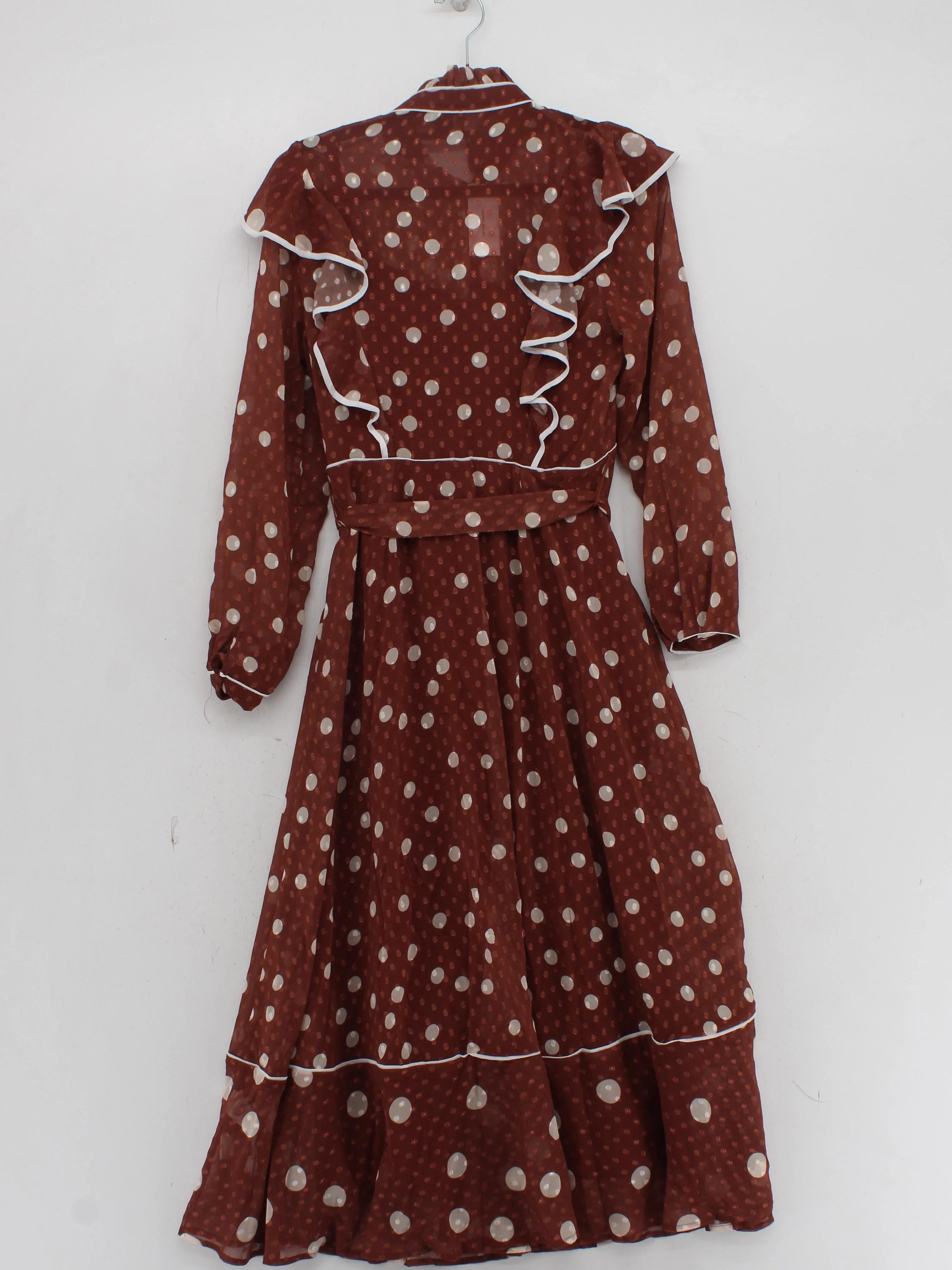 Karen Millen Maxi Dress UK10 in Brown RRP £139 - Image 2