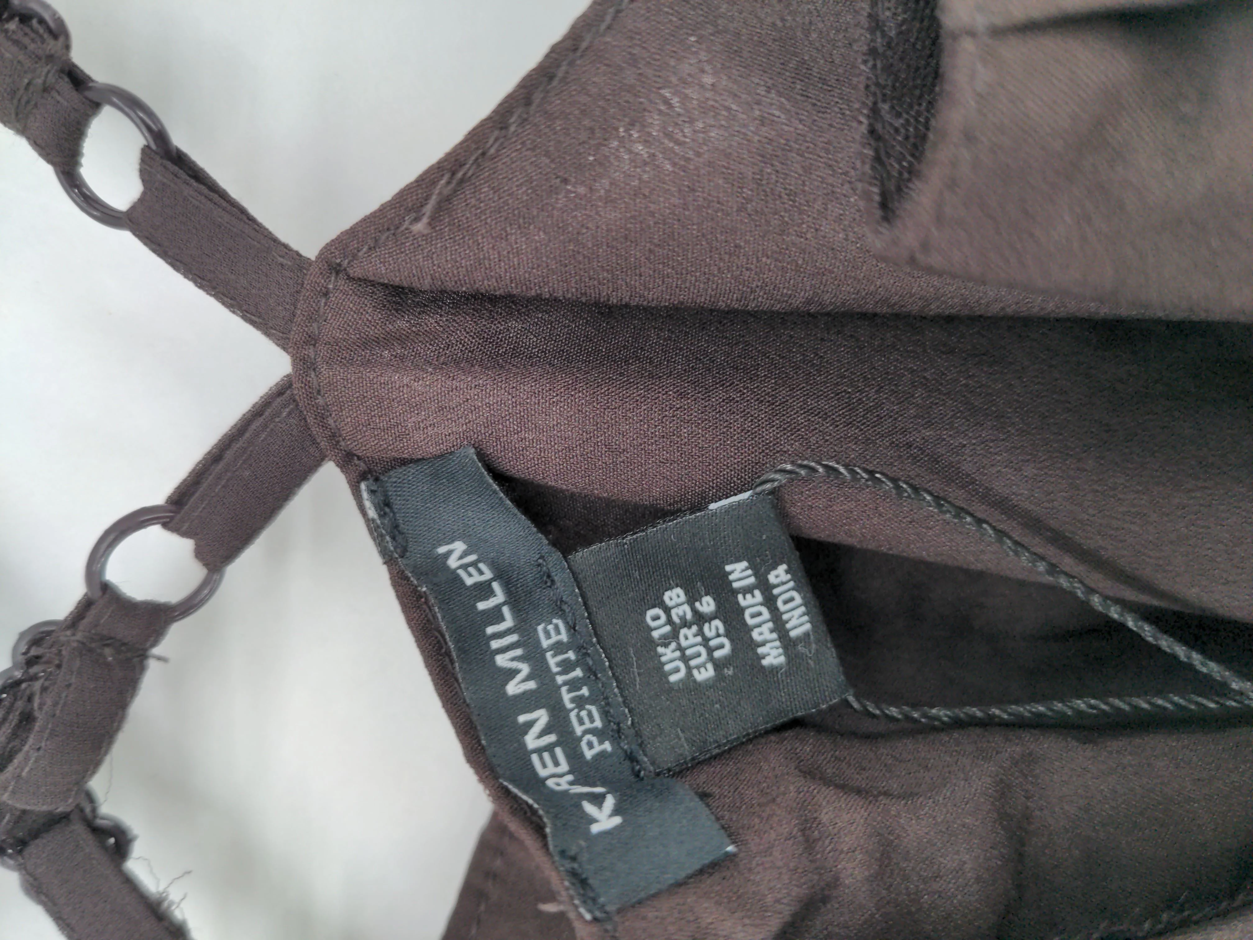 Karen Millen Maxi Dress UK10 in Brown RRP £229 - Image 6