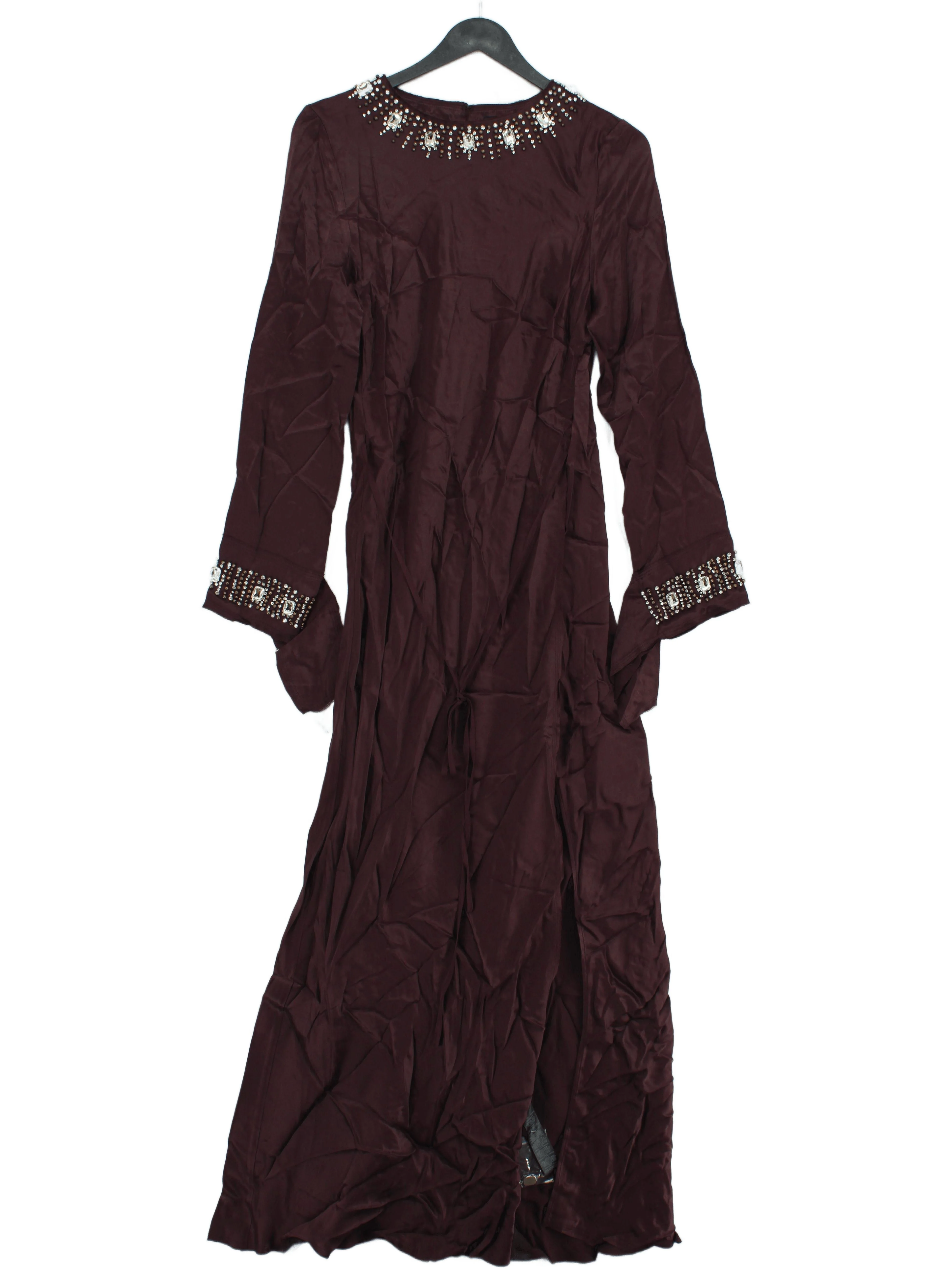 Karen Millen Maxi Dress UK10 in Brown RRP £229