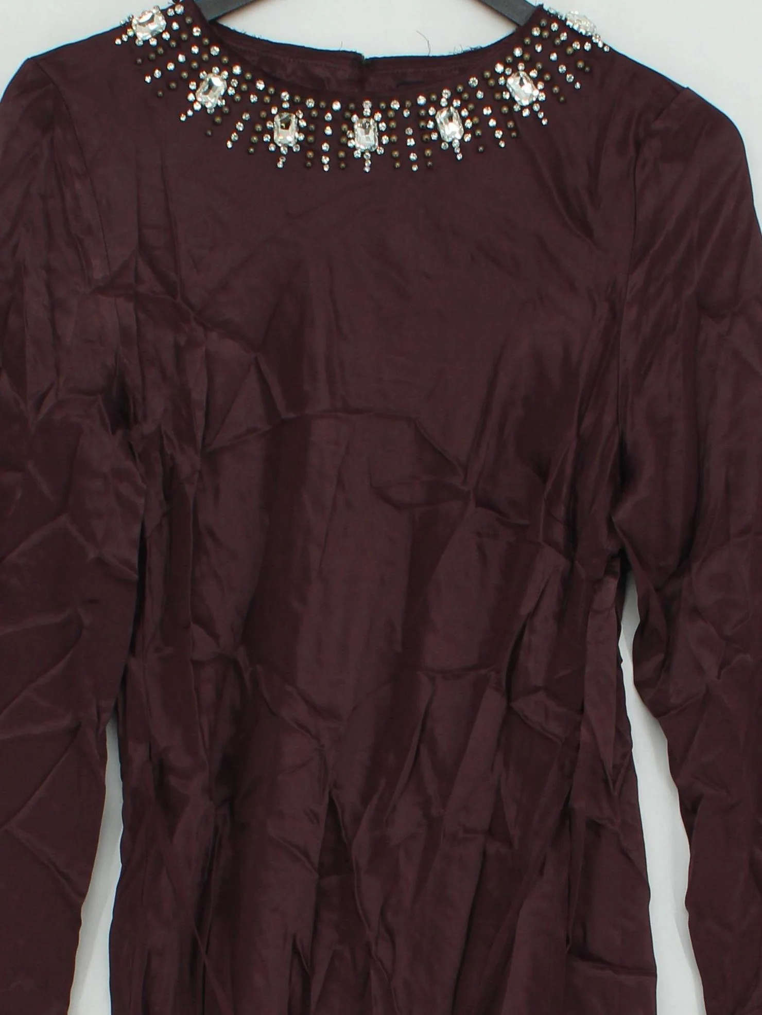 Karen Millen Maxi Dress UK10 in Brown RRP £229 - Image 3