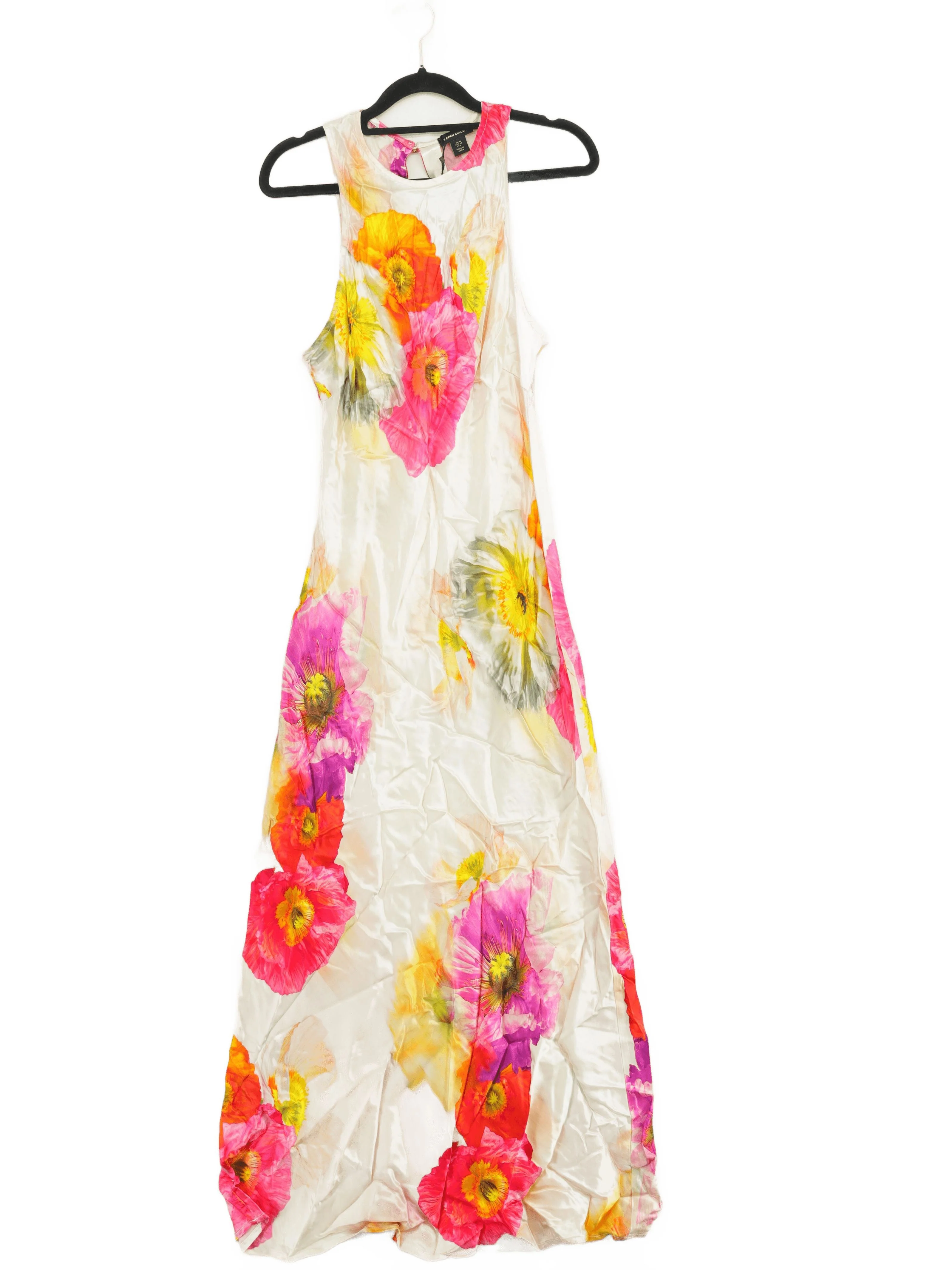 Karen Millen Maxi Dress UK10 in Cream RRP £139