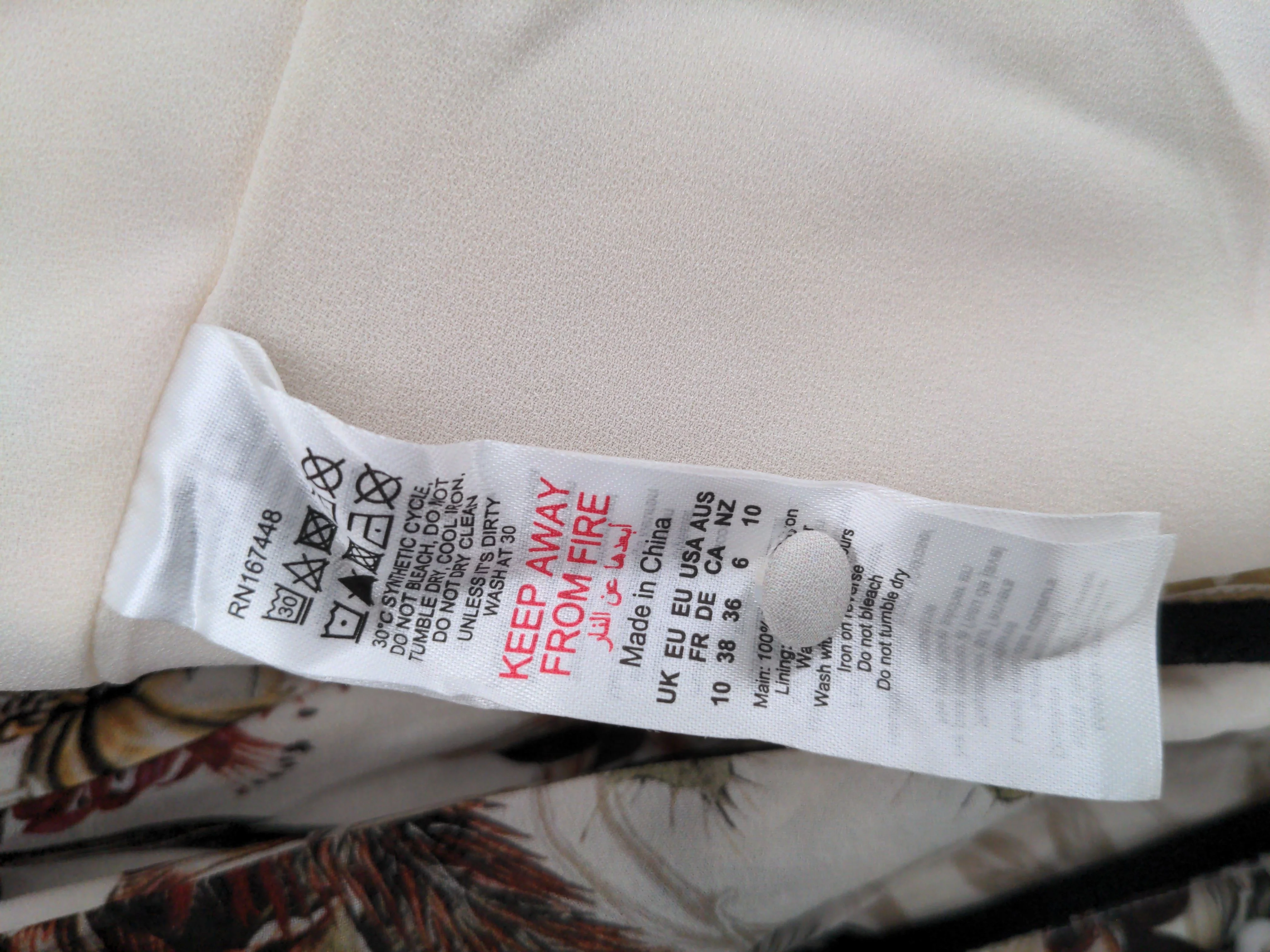 Karen Millen Maxi Dress UK10 in Cream RRP £169 - Image 6