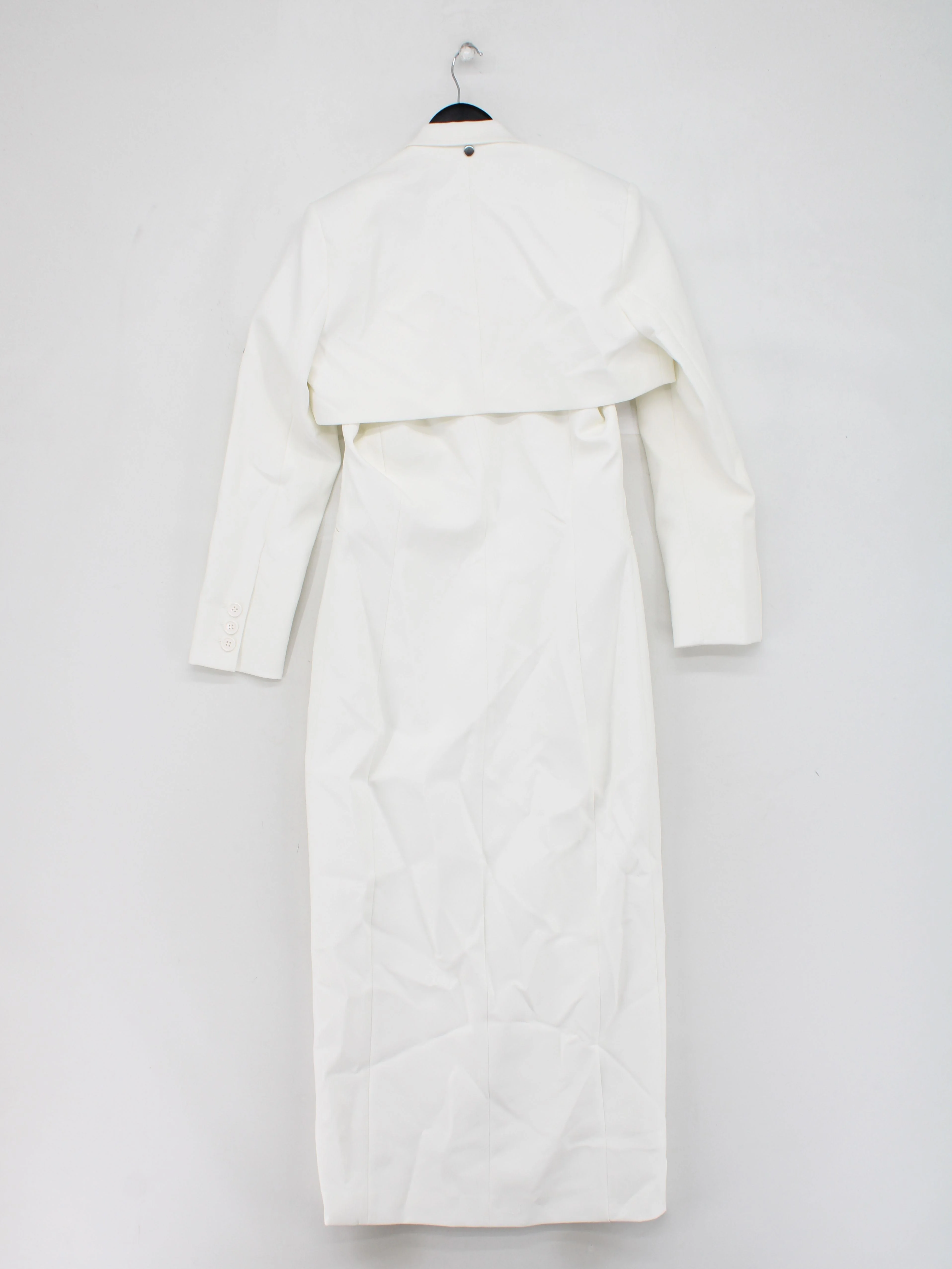 Karen Millen Maxi Dress UK10 in Cream RRP £199 - Image 3