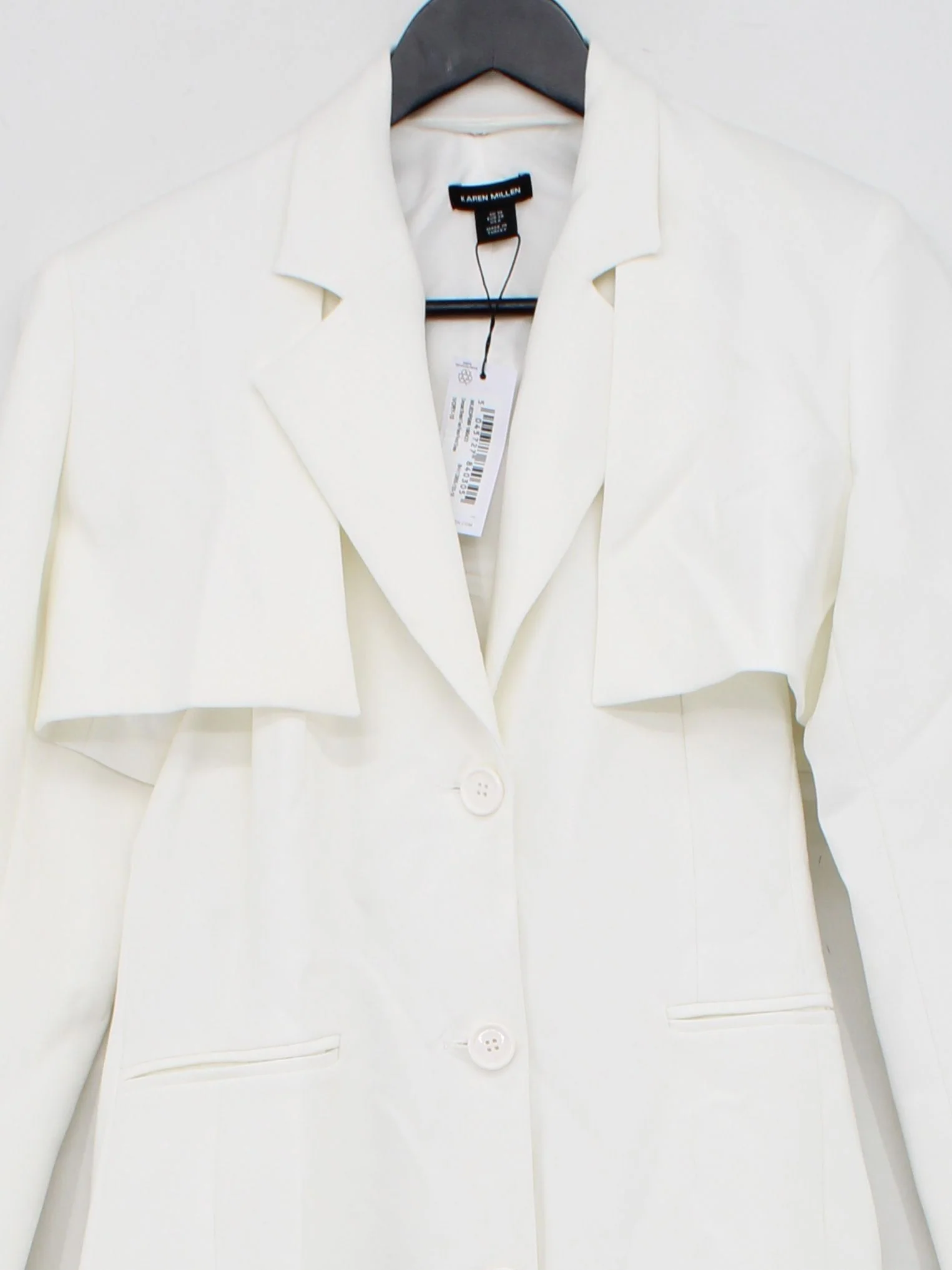 Karen Millen Maxi Dress UK10 in Cream RRP £199 - Image 4