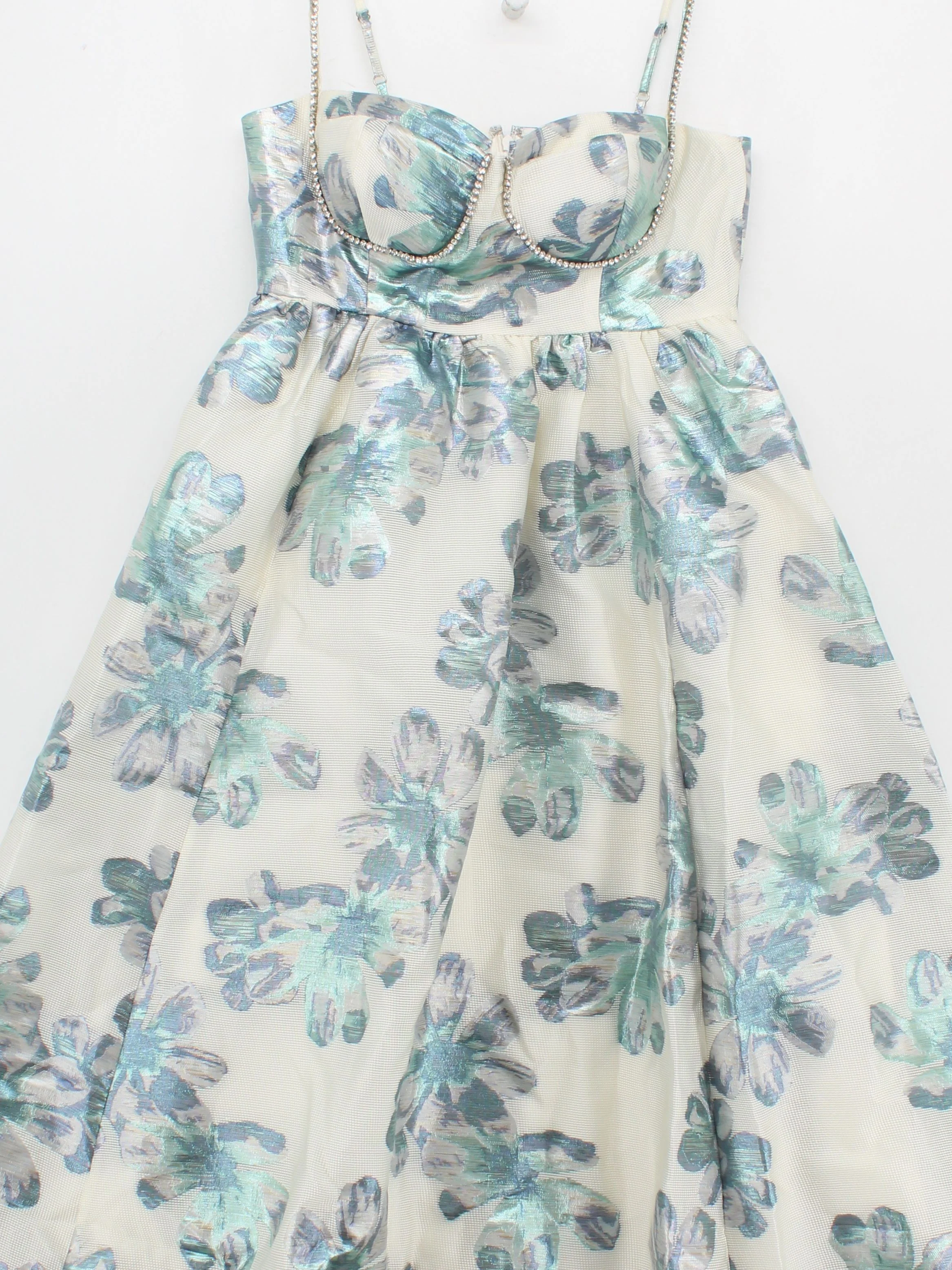 Karen Millen Maxi Dress UK10 in Cream RRP £259 - Image 3