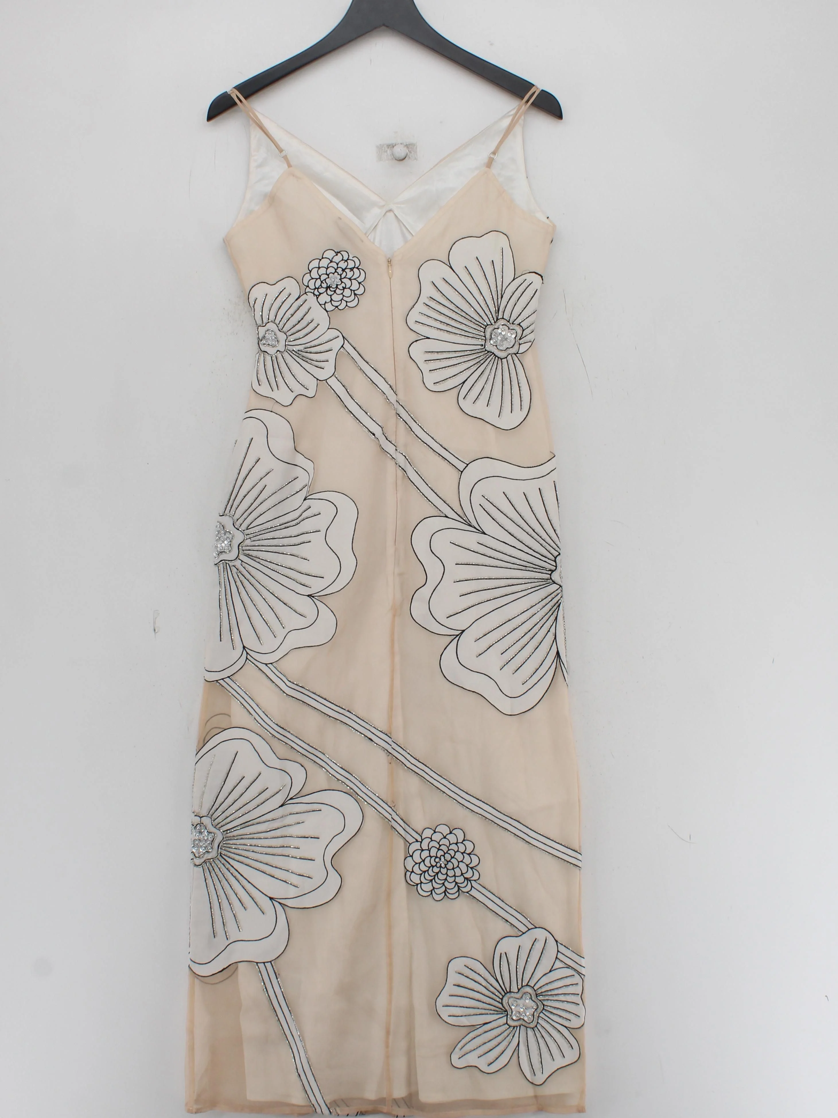 Karen Millen Maxi Dress UK10 in Cream RRP £269 - Image 2
