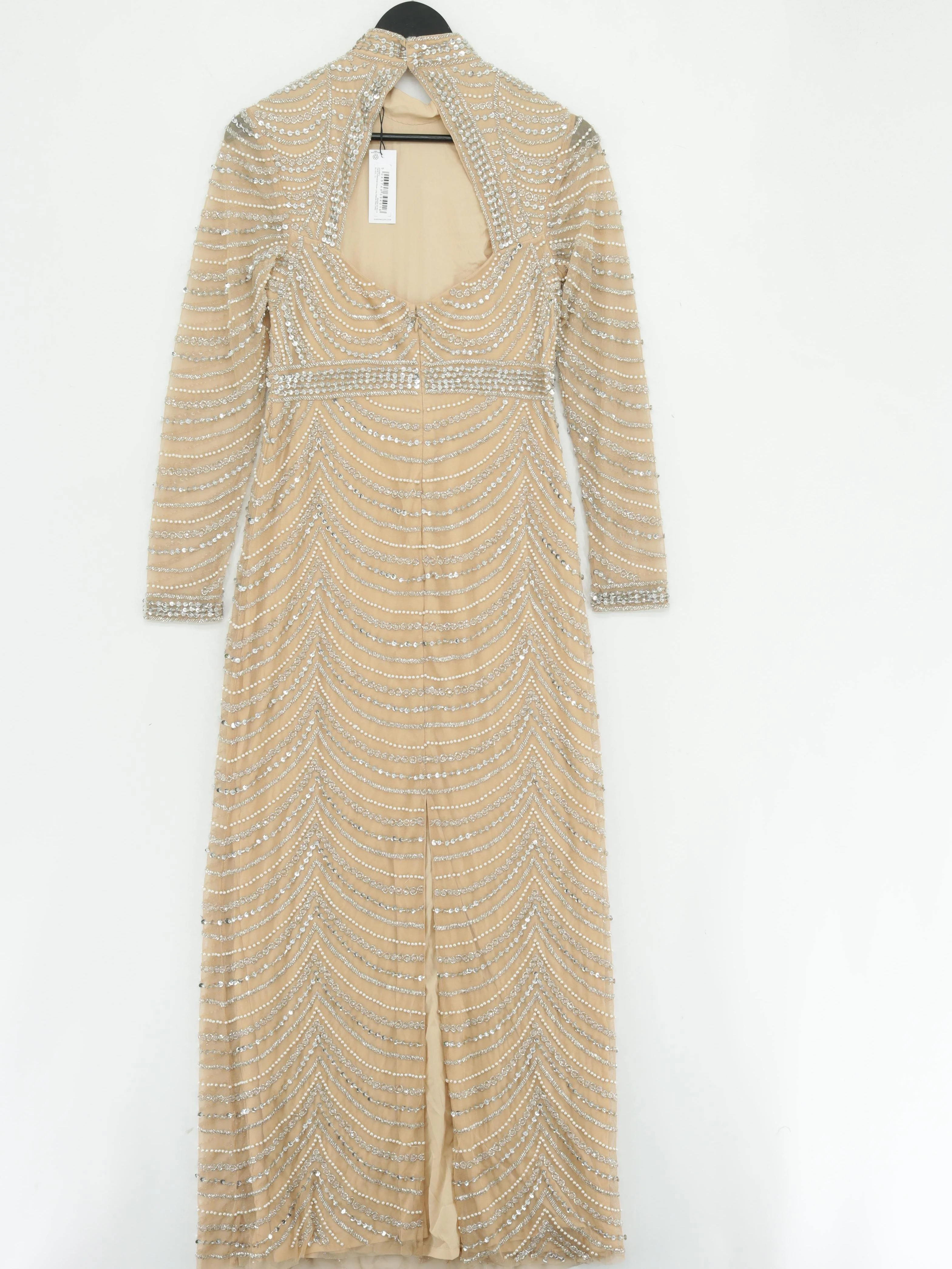 Karen Millen Maxi Dress UK10 in Cream RRP £389 - Image 2