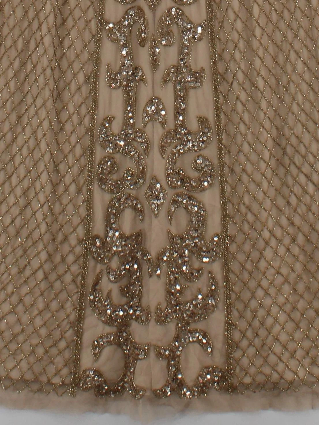 Karen Millen Maxi Dress UK10 in Gold RRP £359 - Image 4