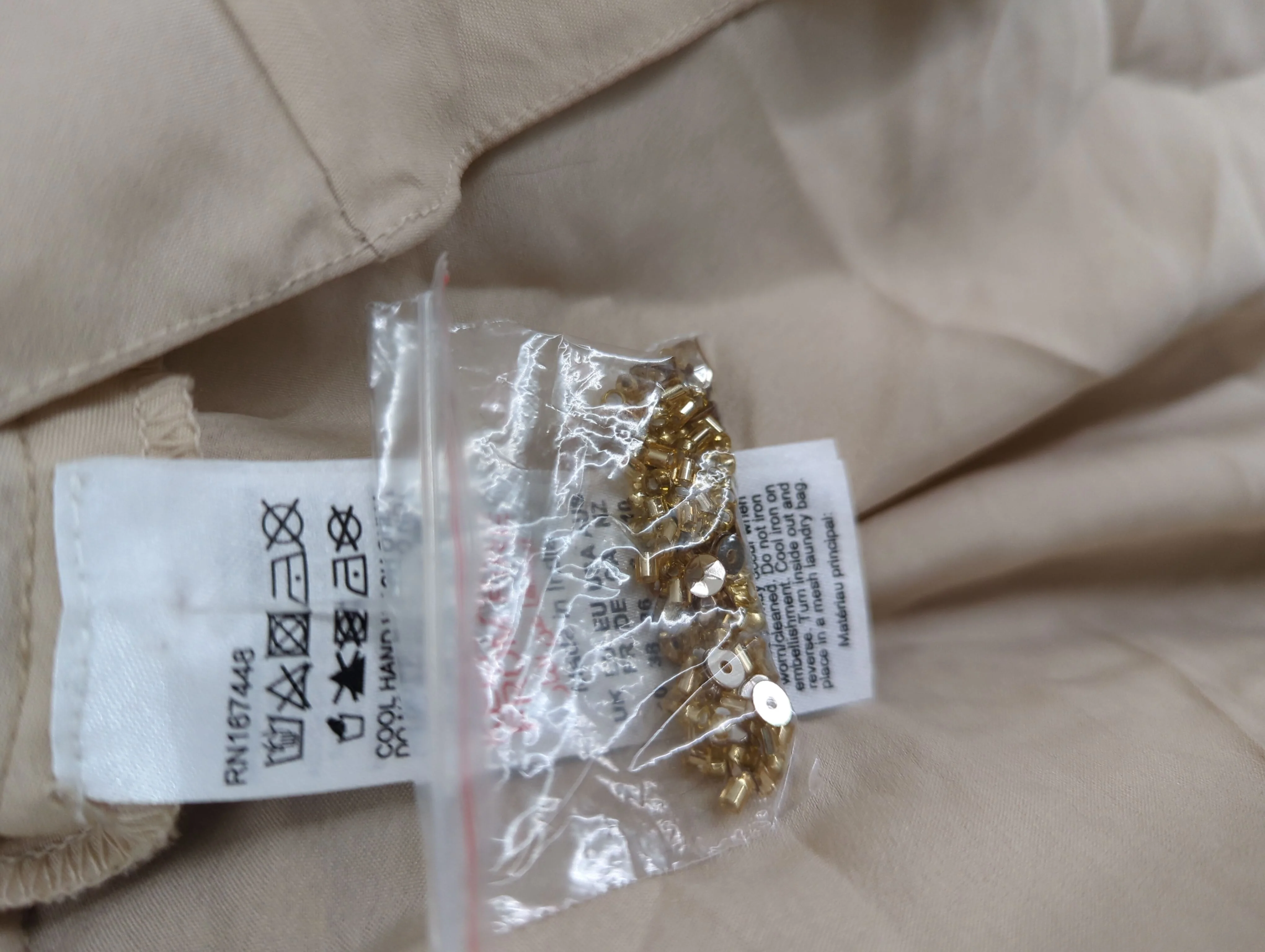 Karen Millen Maxi Dress UK10 in Gold RRP £359 - Image 7
