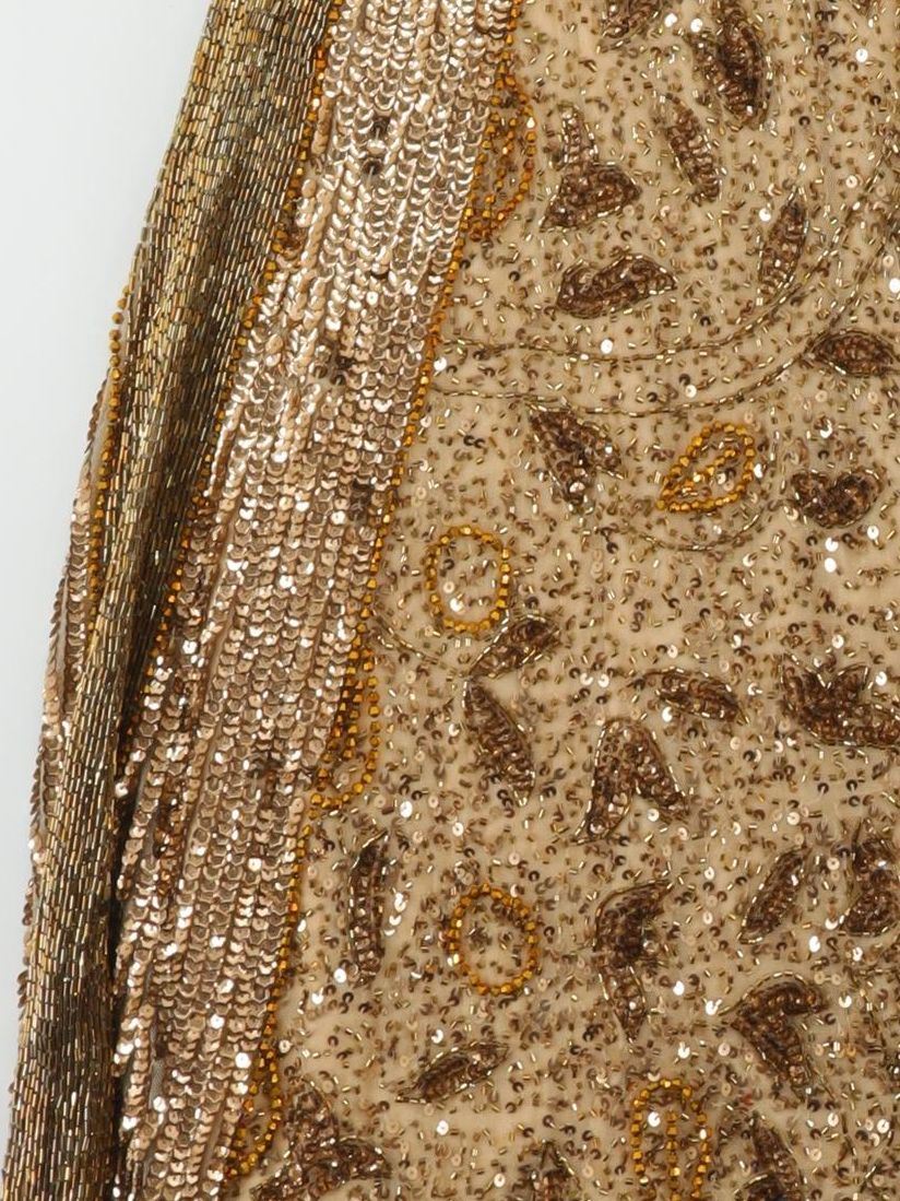 Karen Millen Maxi Dress UK10 in Gold RRP £429 - Image 4