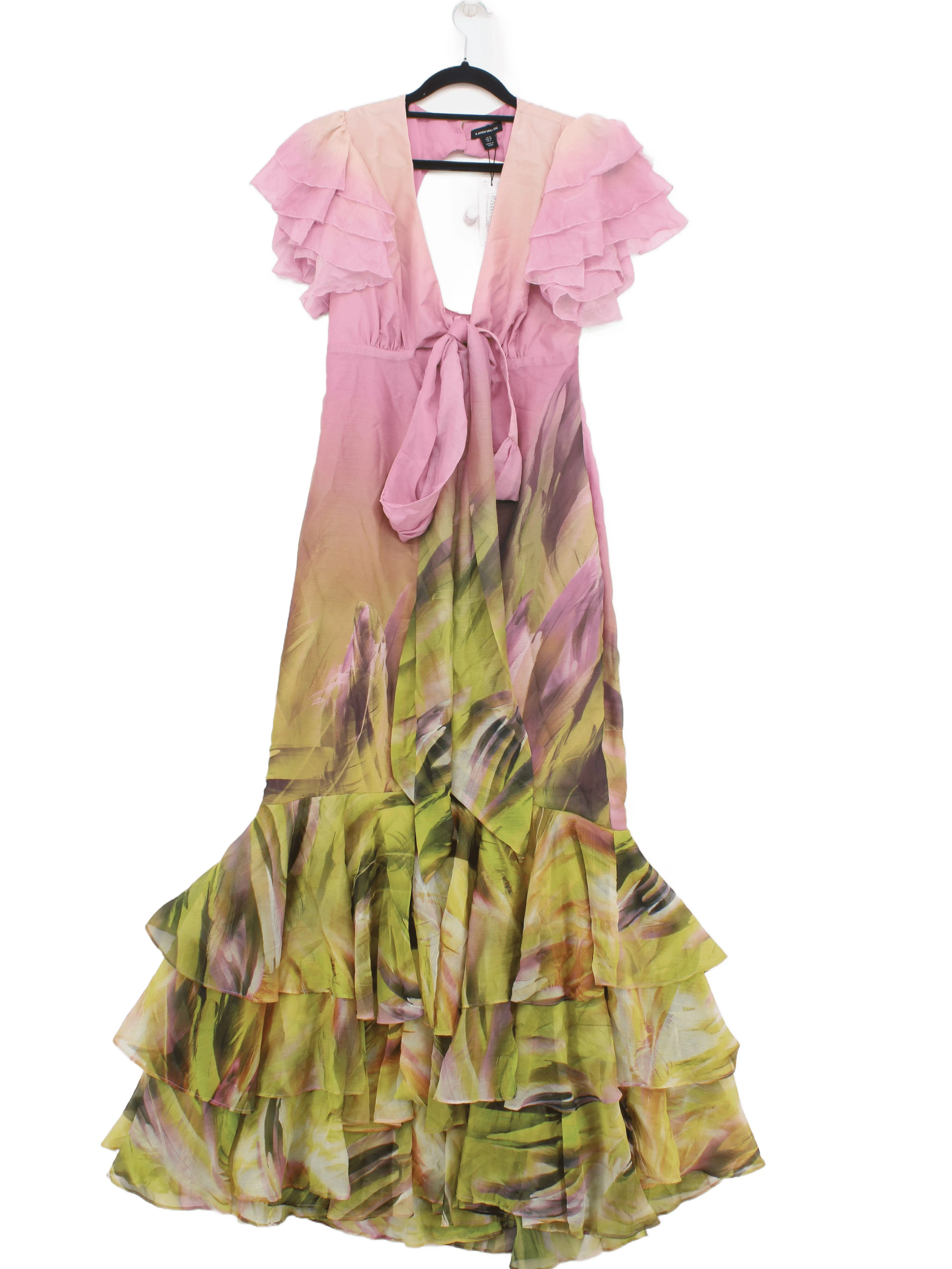 Karen Millen Maxi Dress UK10 in Multi RRP £119