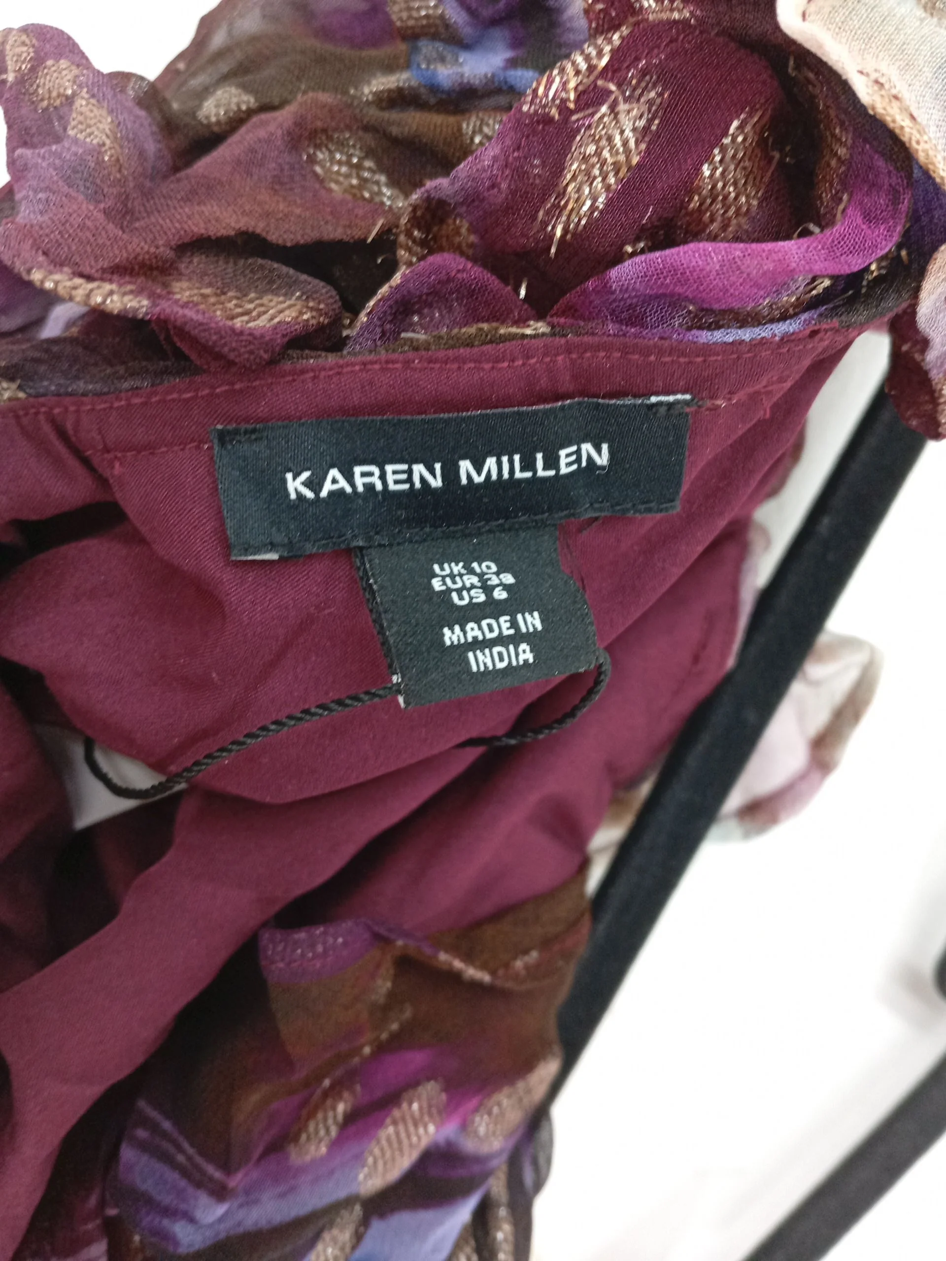 Karen Millen Maxi Dress UK10 in Multi RRP £239 - Image 6