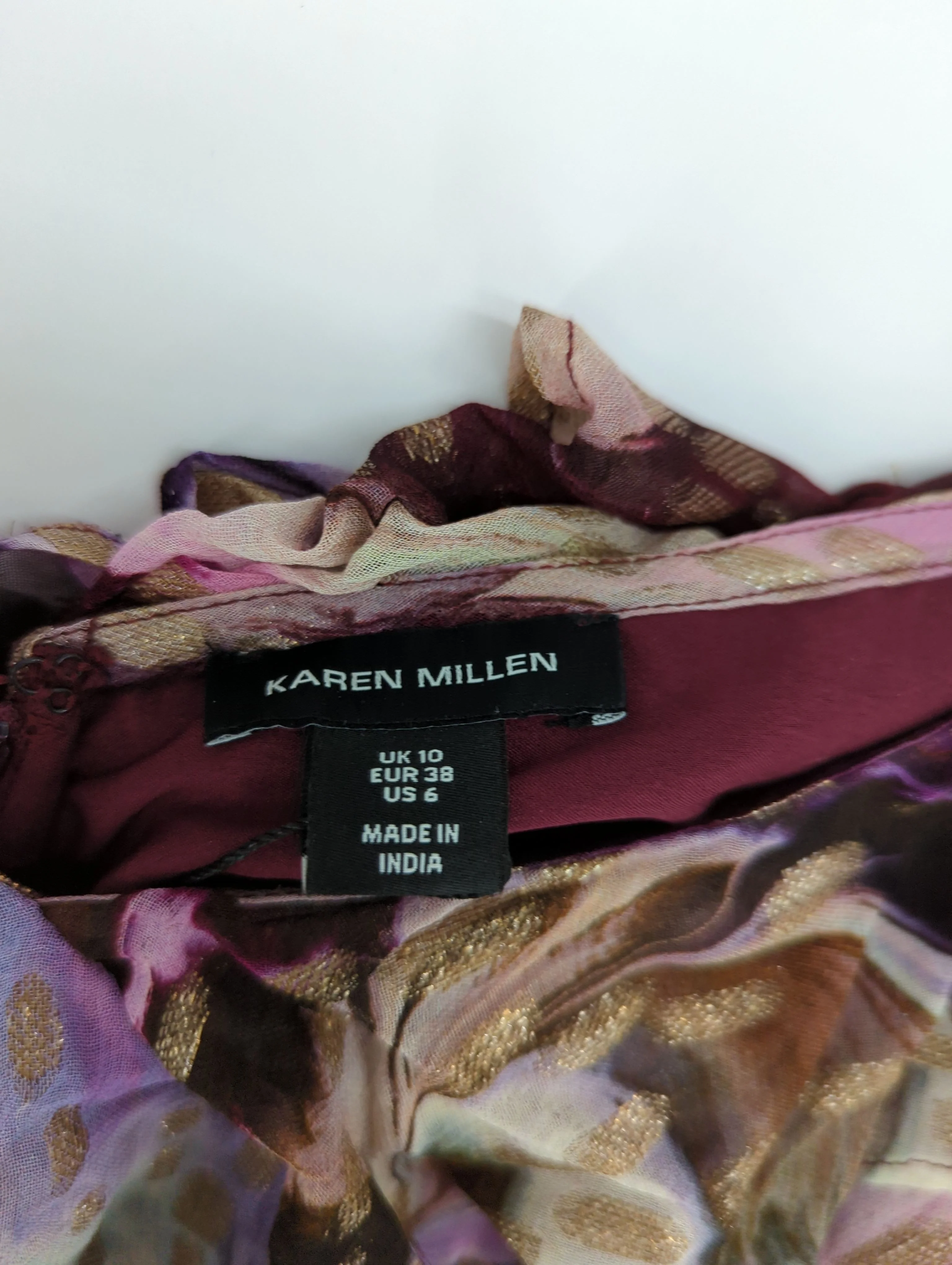 Karen Millen Maxi Dress UK10 in Multi RRP £249 - Image 6