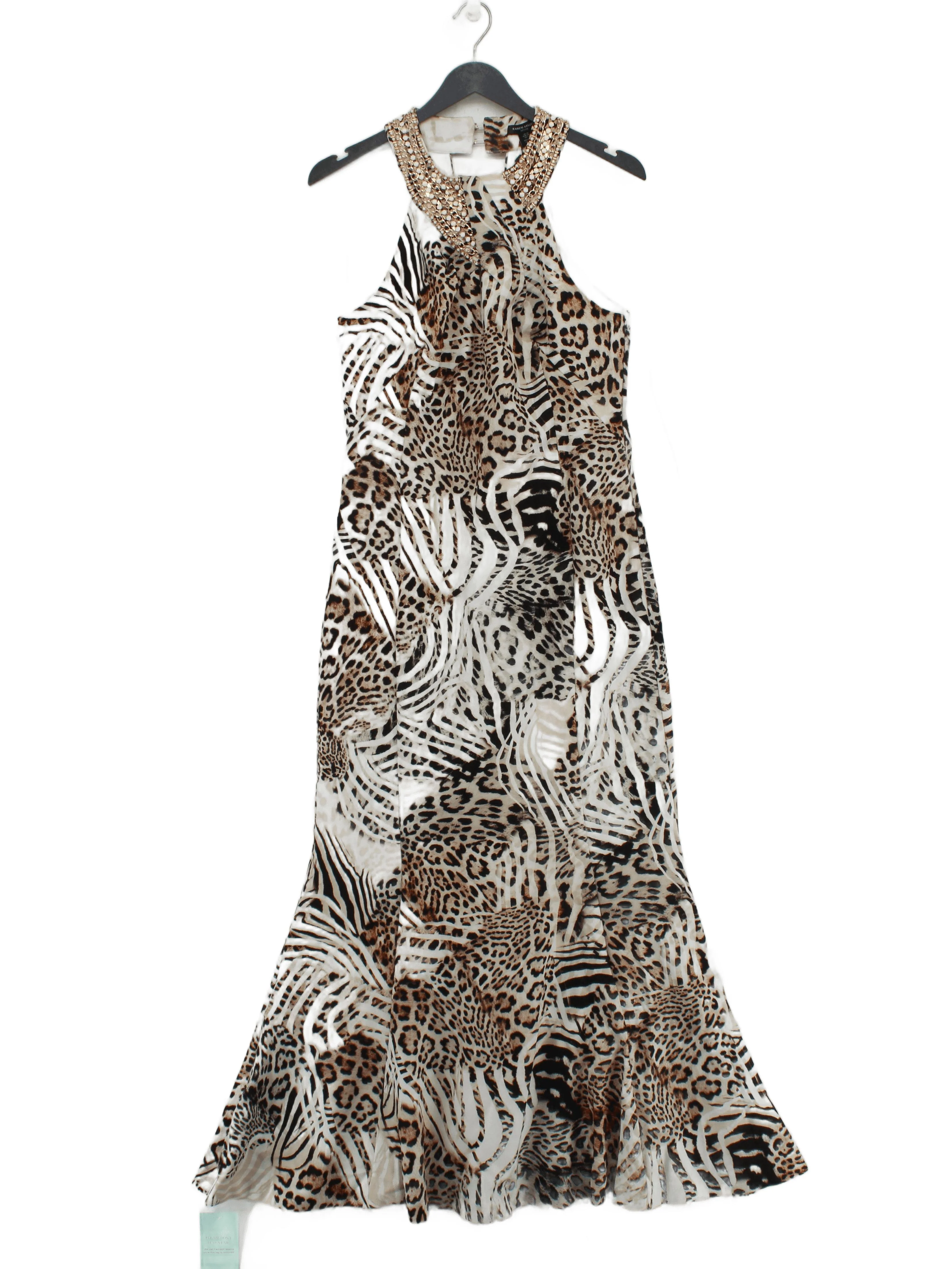 Karen Millen Maxi Dress UK10 in Multi RRP £279