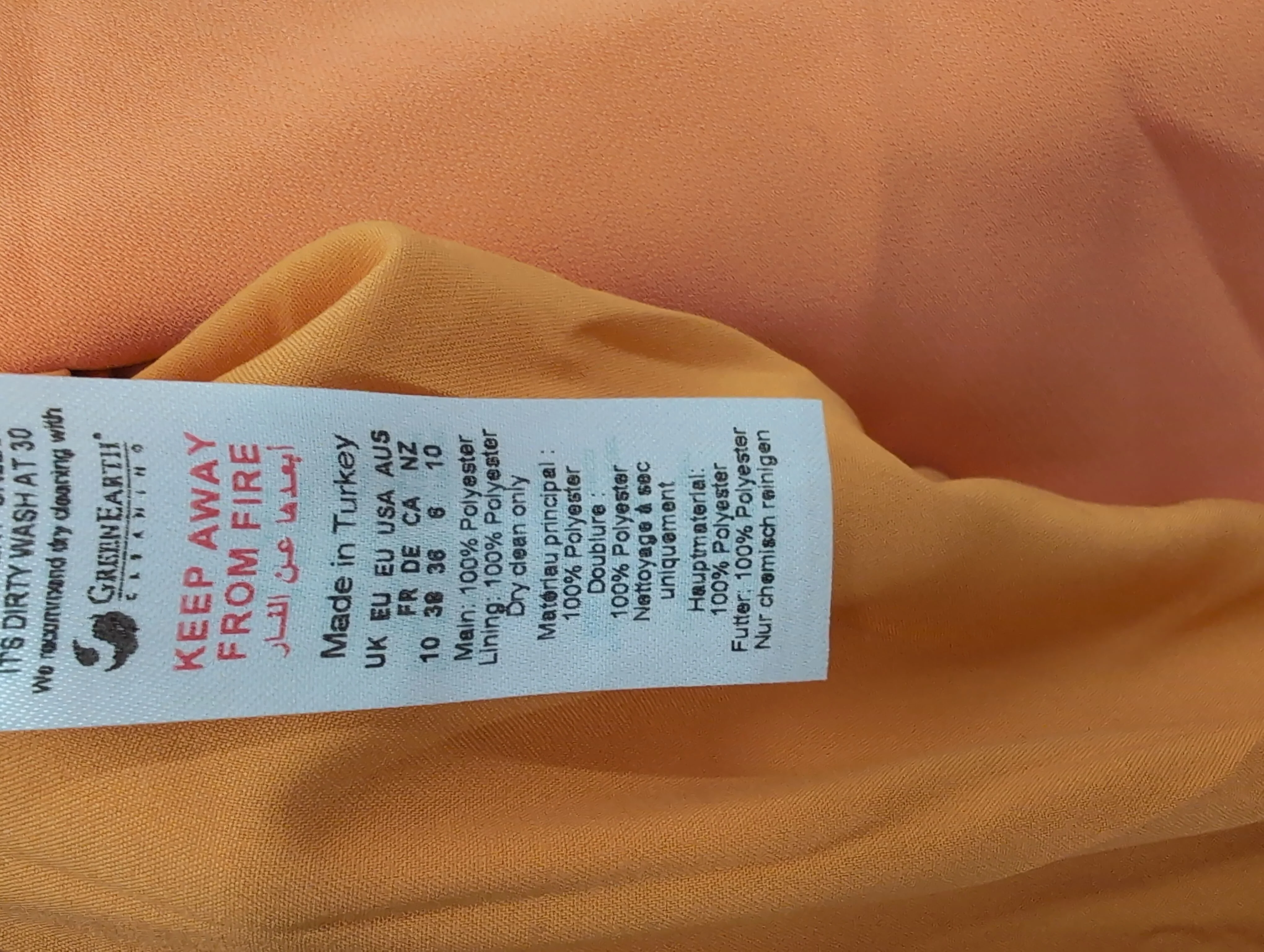 Karen Millen Maxi Dress UK10 in Orange RRP £259 - Image 7