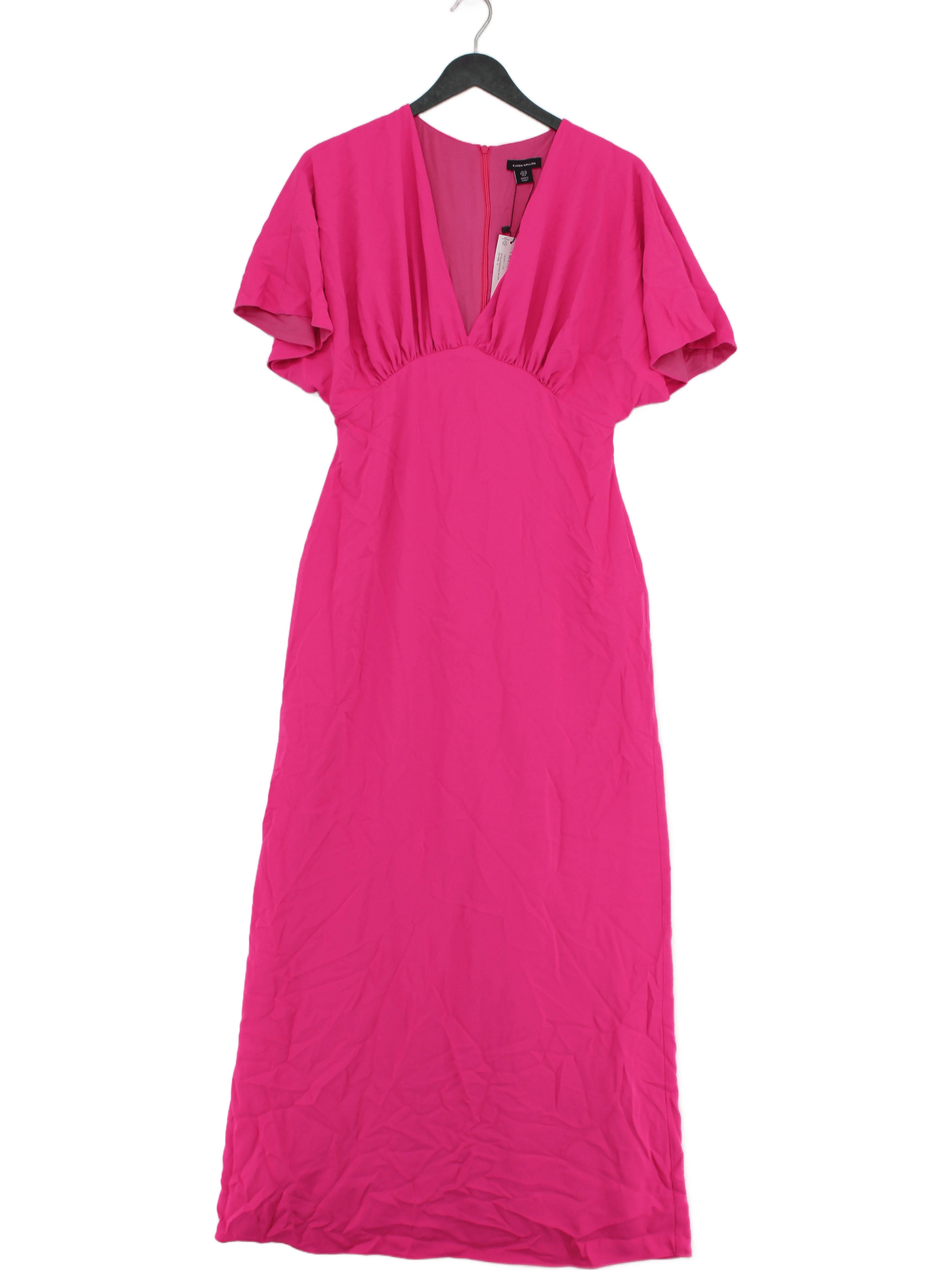 Karen Millen Maxi Dress UK10 in Pink RRP £199