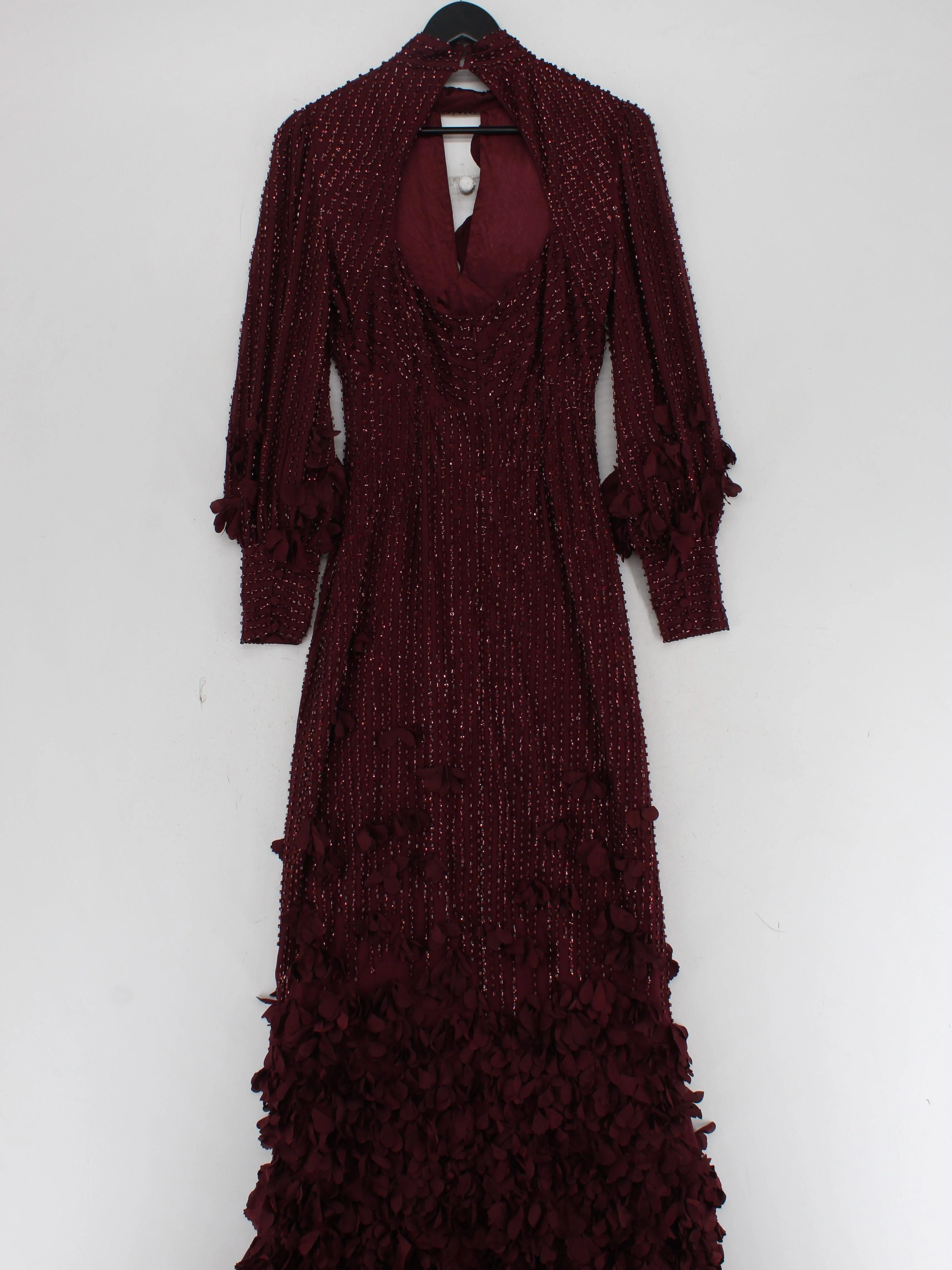 Karen Millen Maxi Dress UK10 in Purple RRP £529 - Image 2