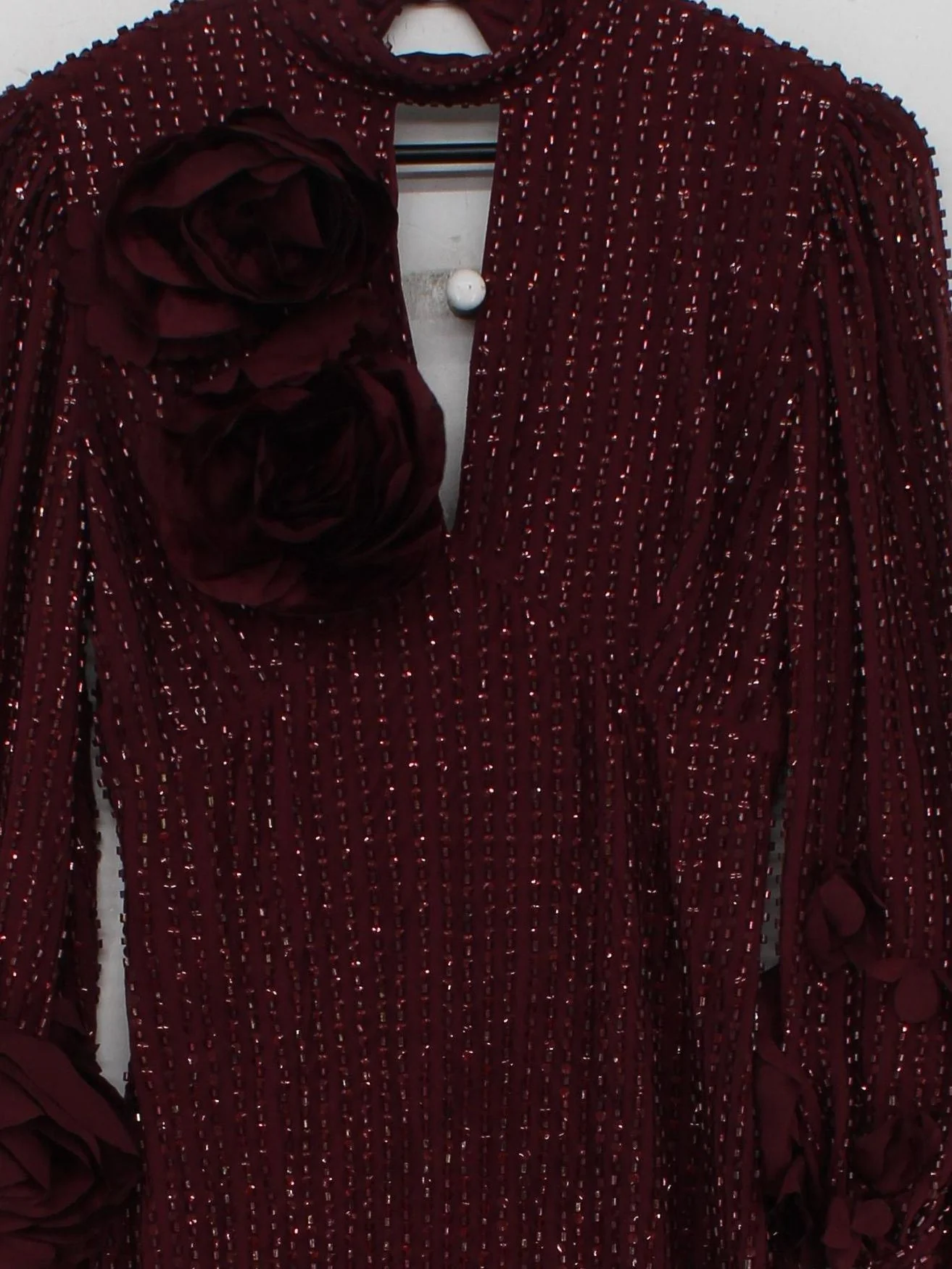 Karen Millen Maxi Dress UK10 in Purple RRP £529 - Image 3