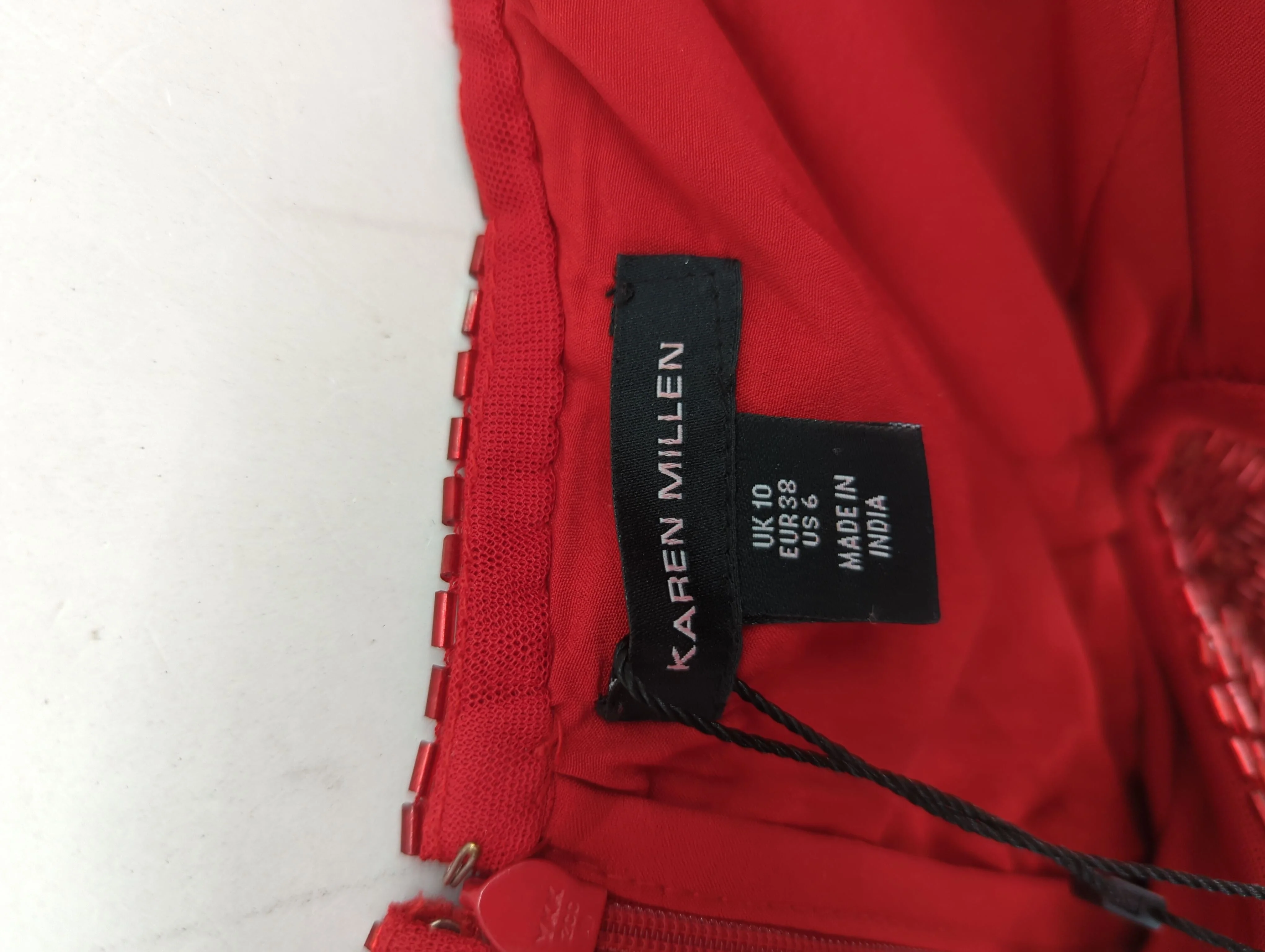 Karen Millen Maxi Dress UK10 in Red RRP £399 - Image 5