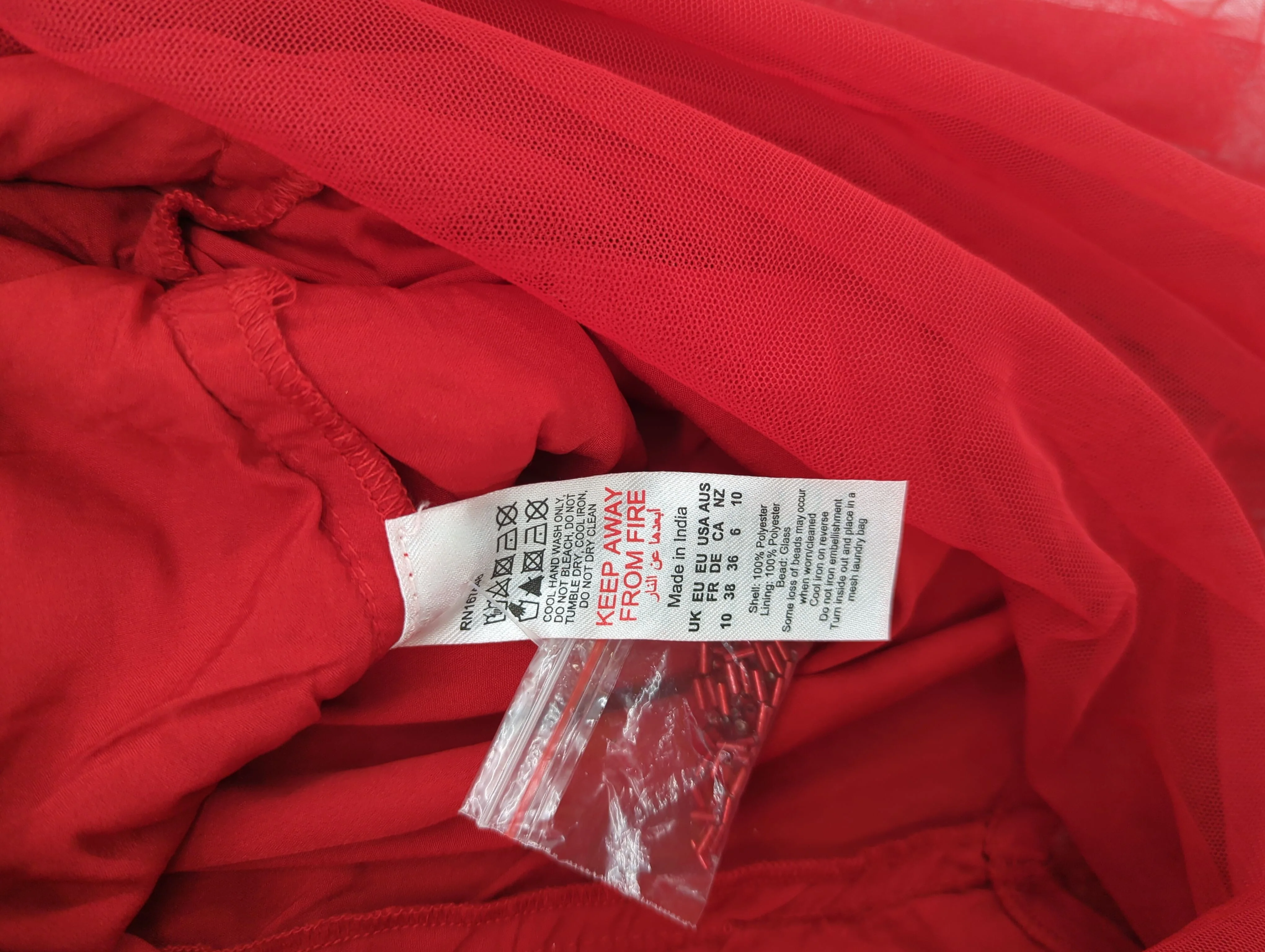 Karen Millen Maxi Dress UK10 in Red RRP £399 - Image 6