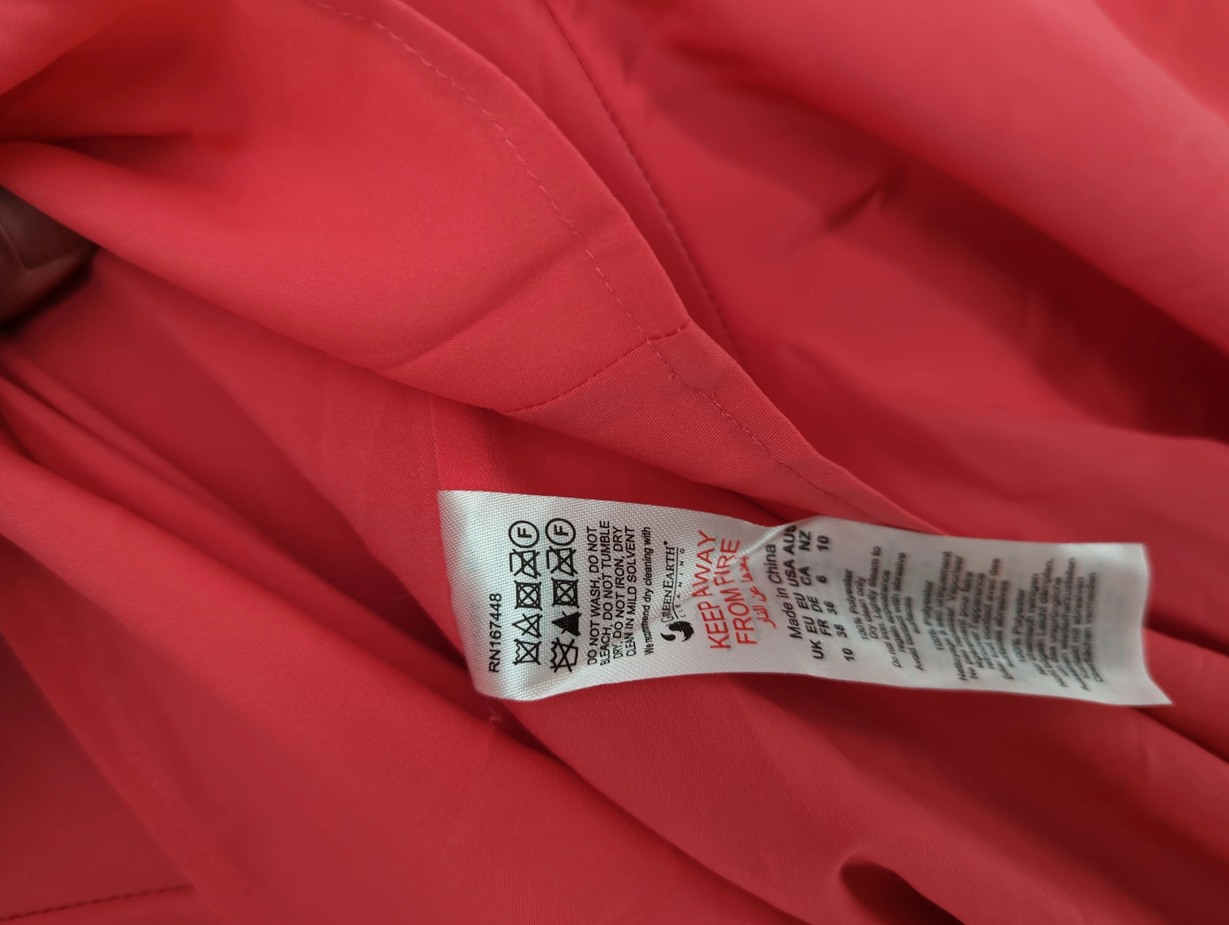 Karen Millen Maxi Dress UK10 in Red RRP £429 - Image 7