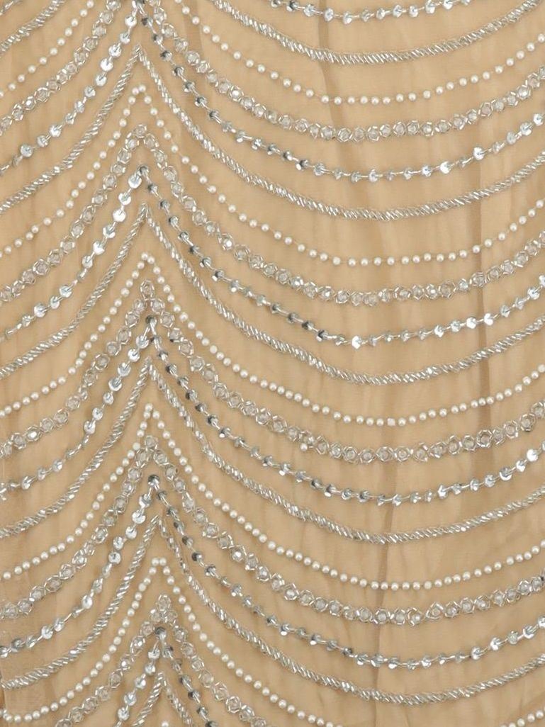 Karen Millen Maxi Dress UK10 in Silver RRP £389 - Image 4