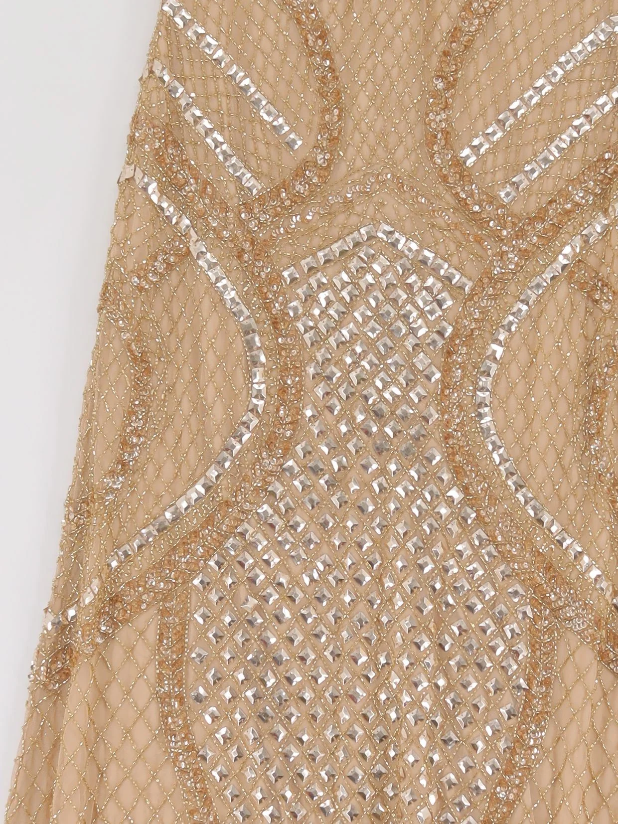 Karen Millen Maxi Dress UK10 in Tan RRP £359 - Image 3