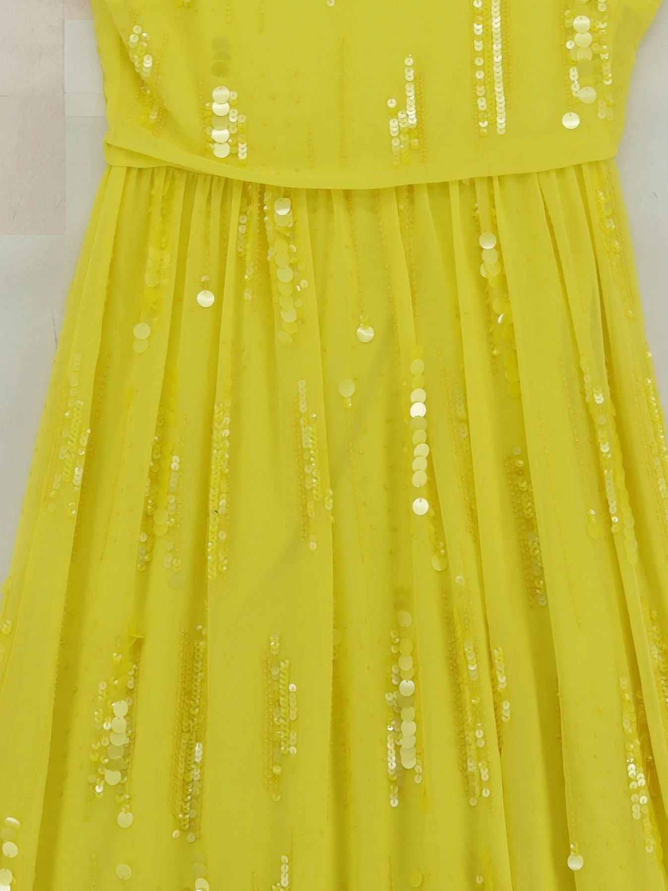 Karen Millen Maxi Dress UK10 in Yellow - Image 3