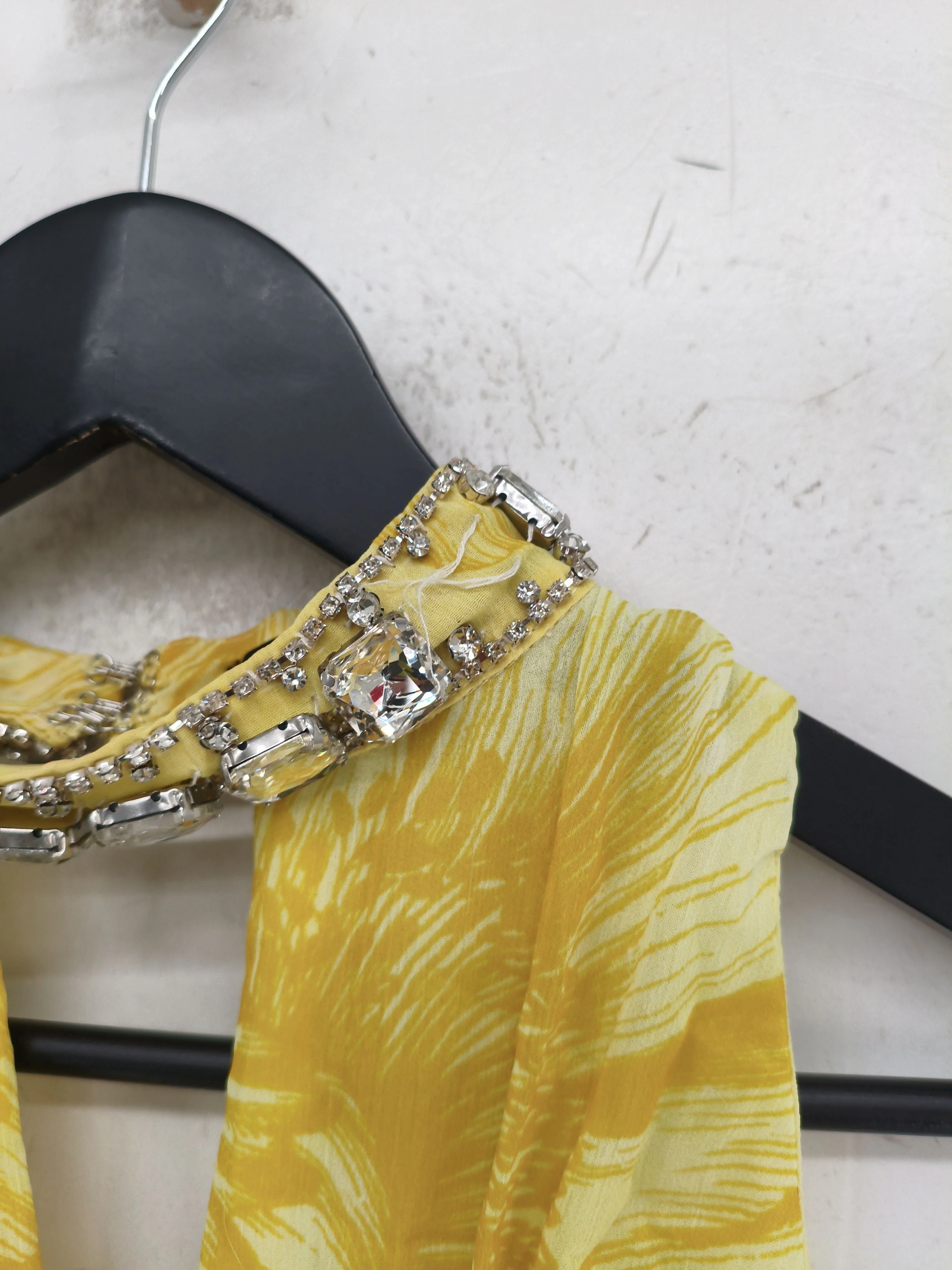 Karen Millen Maxi Dress UK10 in Yellow RRP £249 - Image 5