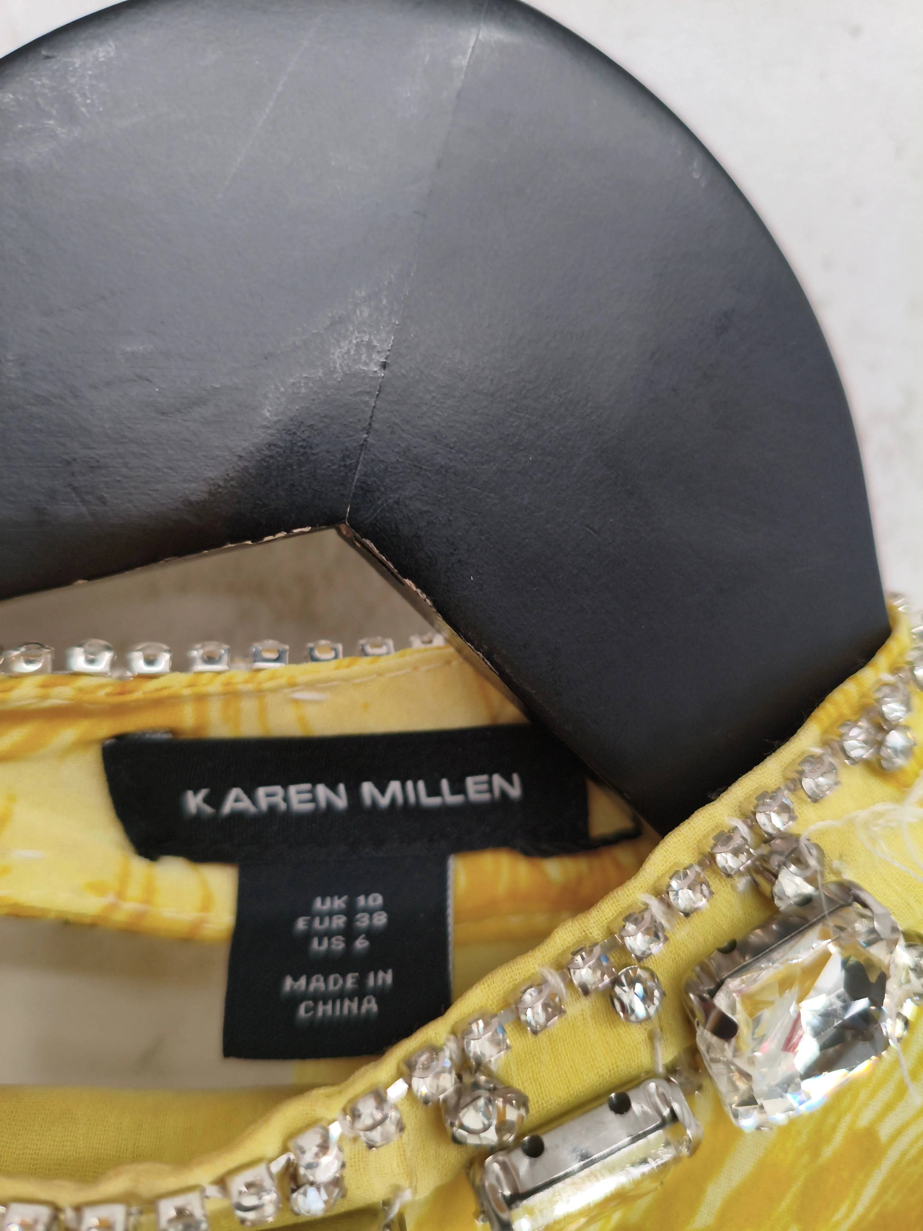 Karen Millen Maxi Dress UK10 in Yellow RRP £249 - Image 6