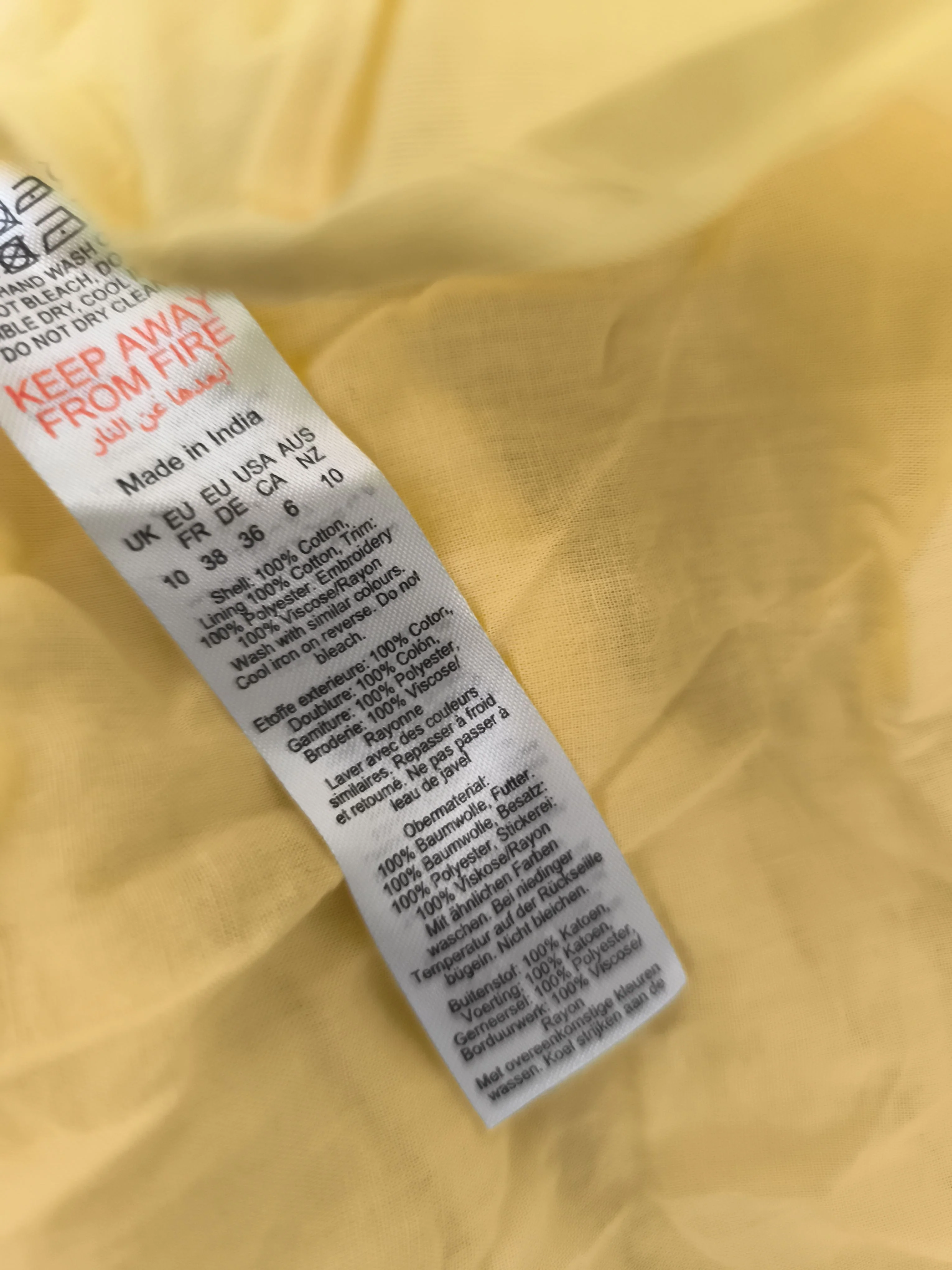 Karen Millen Maxi Dress UK10 in Yellow RRP £329 - Image 7
