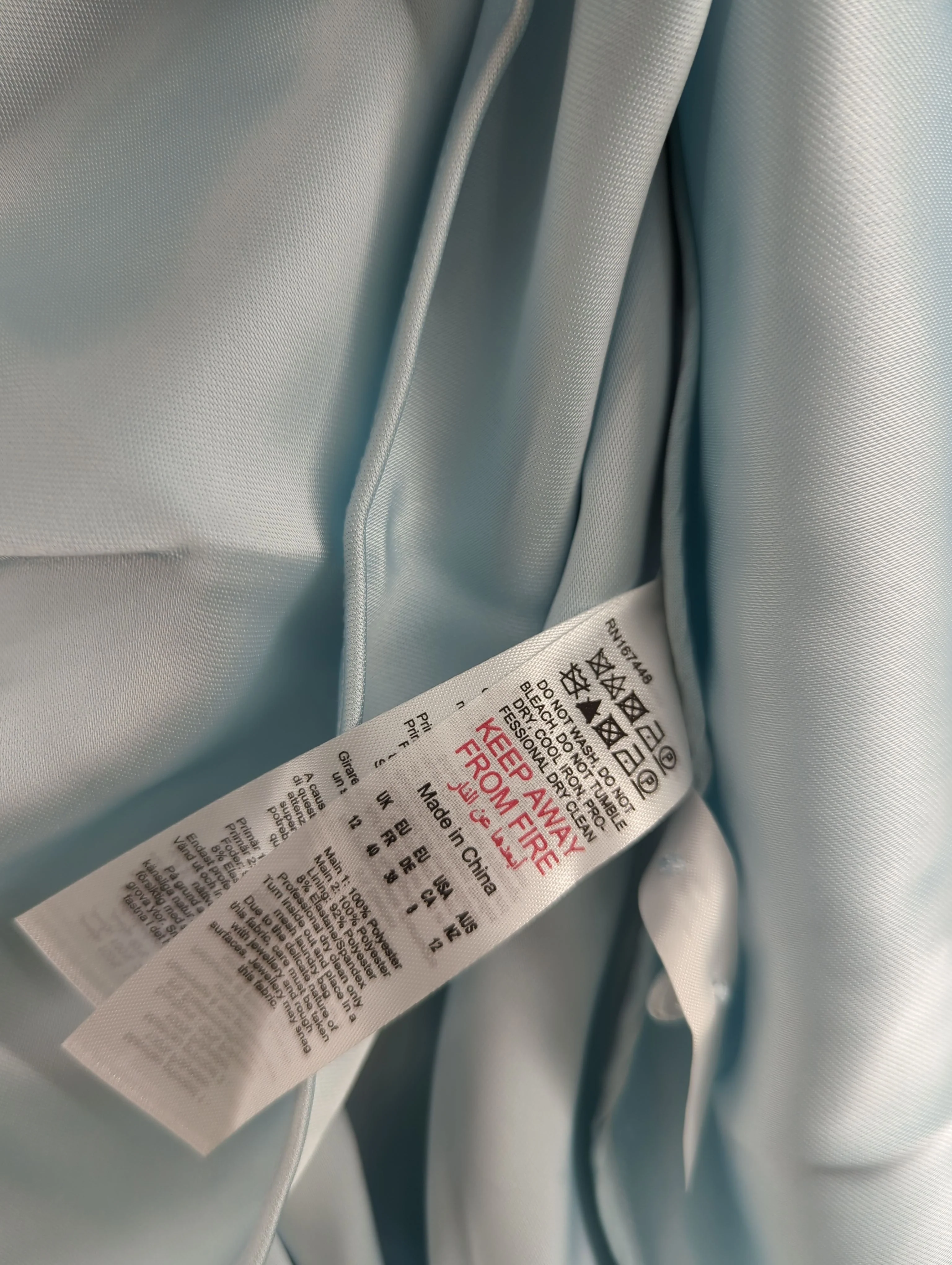Karen Millen Maxi Dress UK12 in Blue RRP £349 - Image 7