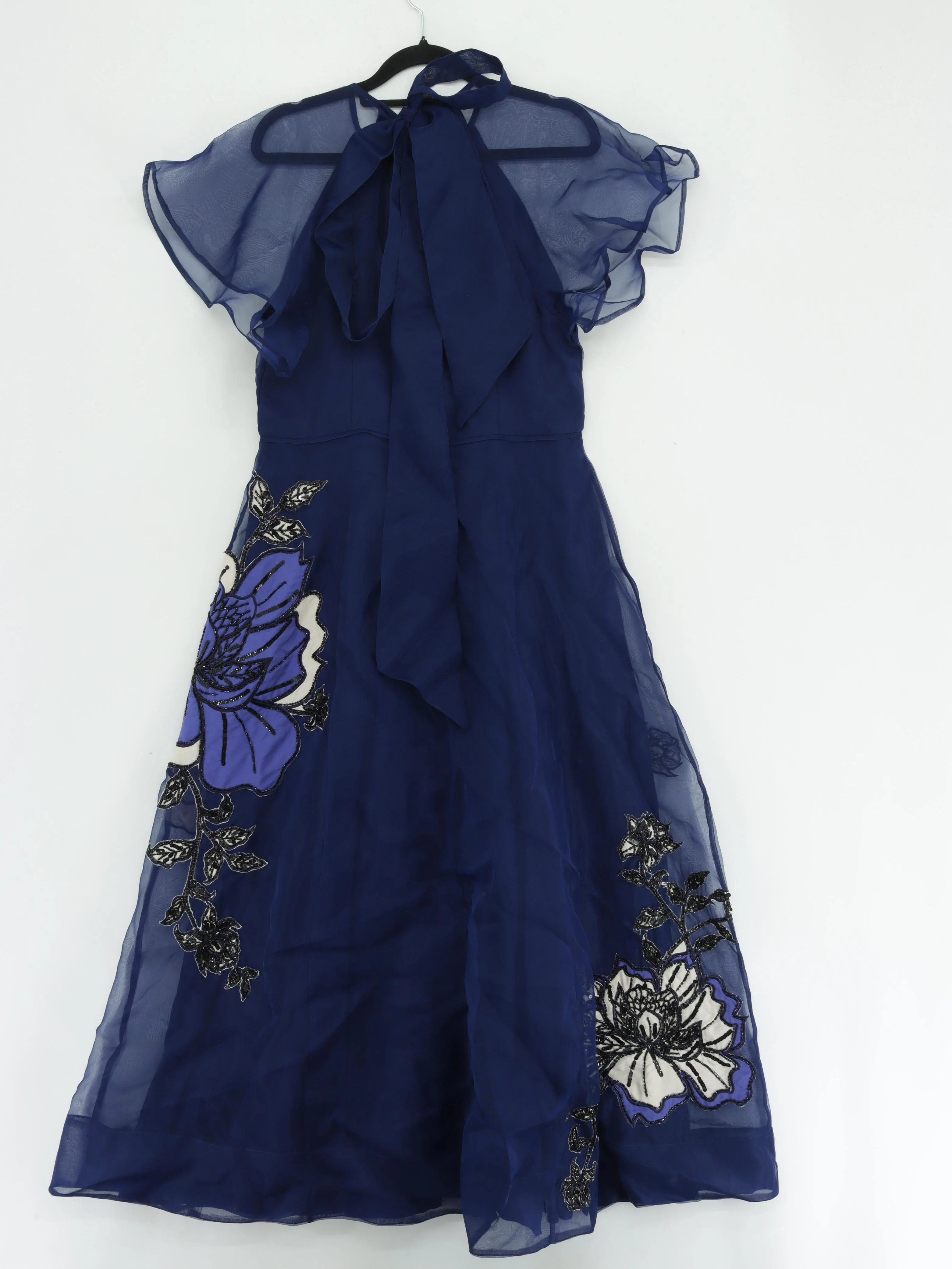 Karen Millen Maxi Dress UK12 in Blue RRP £399 - Image 2