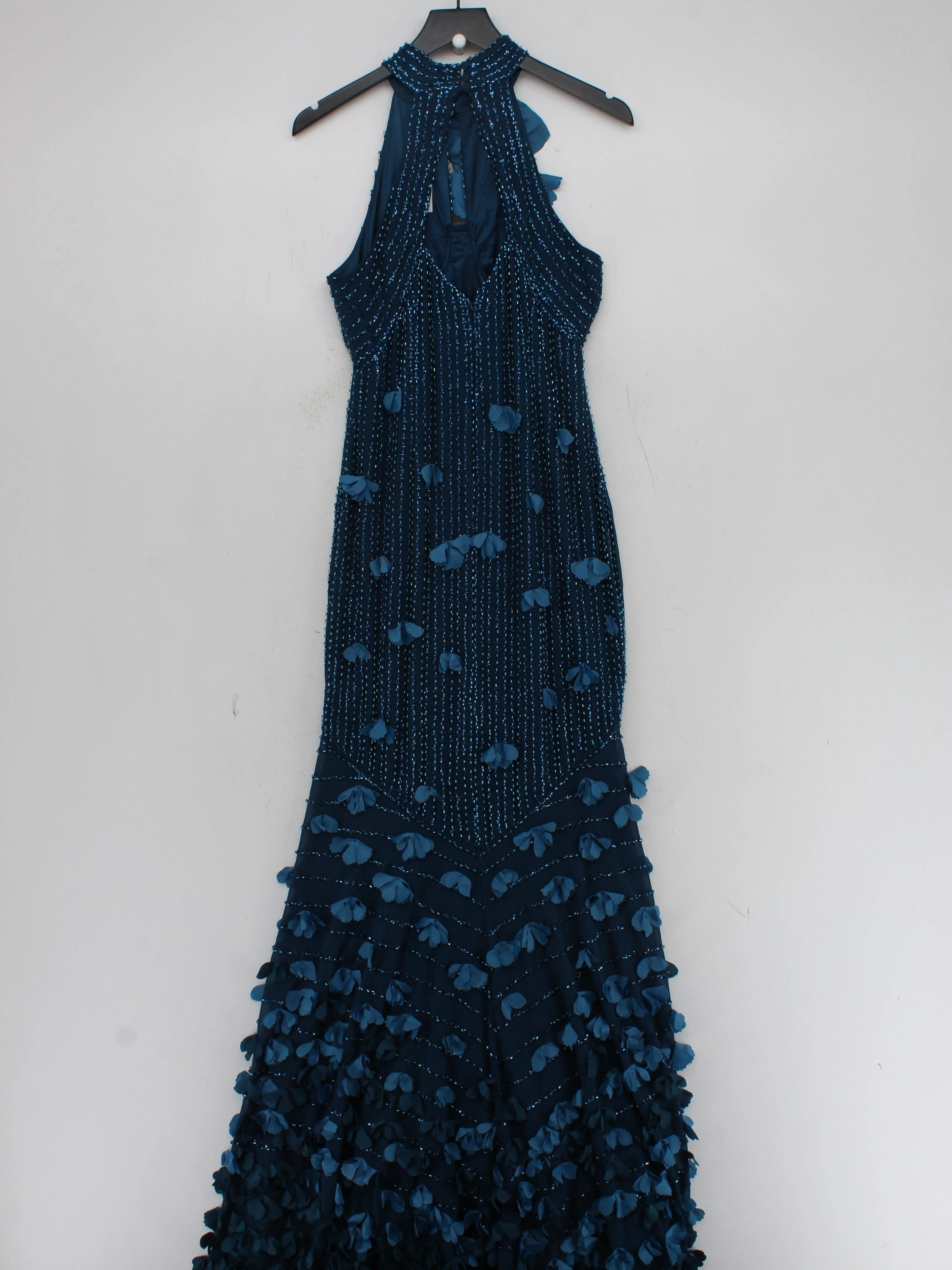 Karen Millen Maxi Dress UK12 in Blue RRP £499 - Image 2