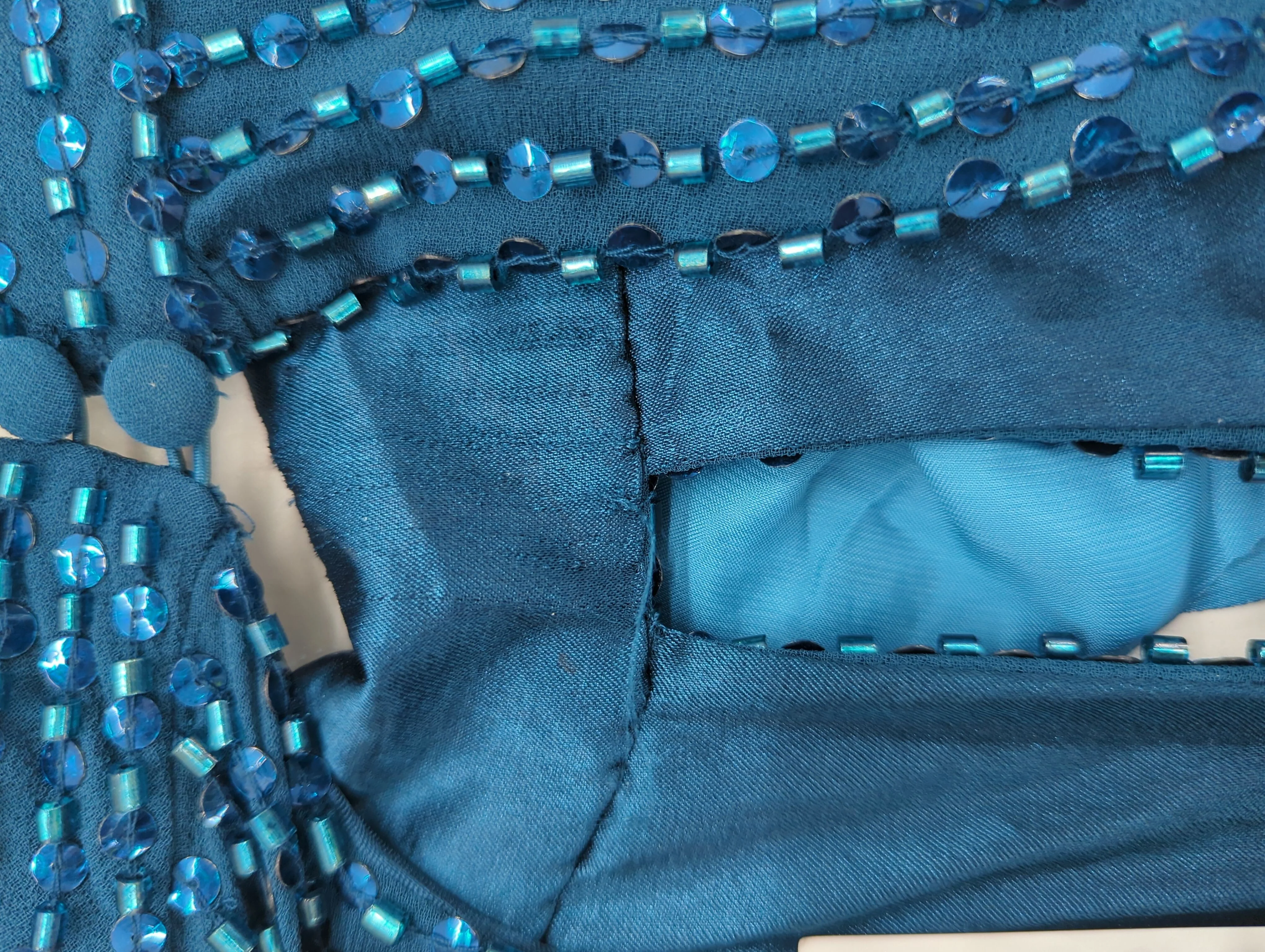 Karen Millen Maxi Dress UK12 in Blue RRP £499 - Image 5