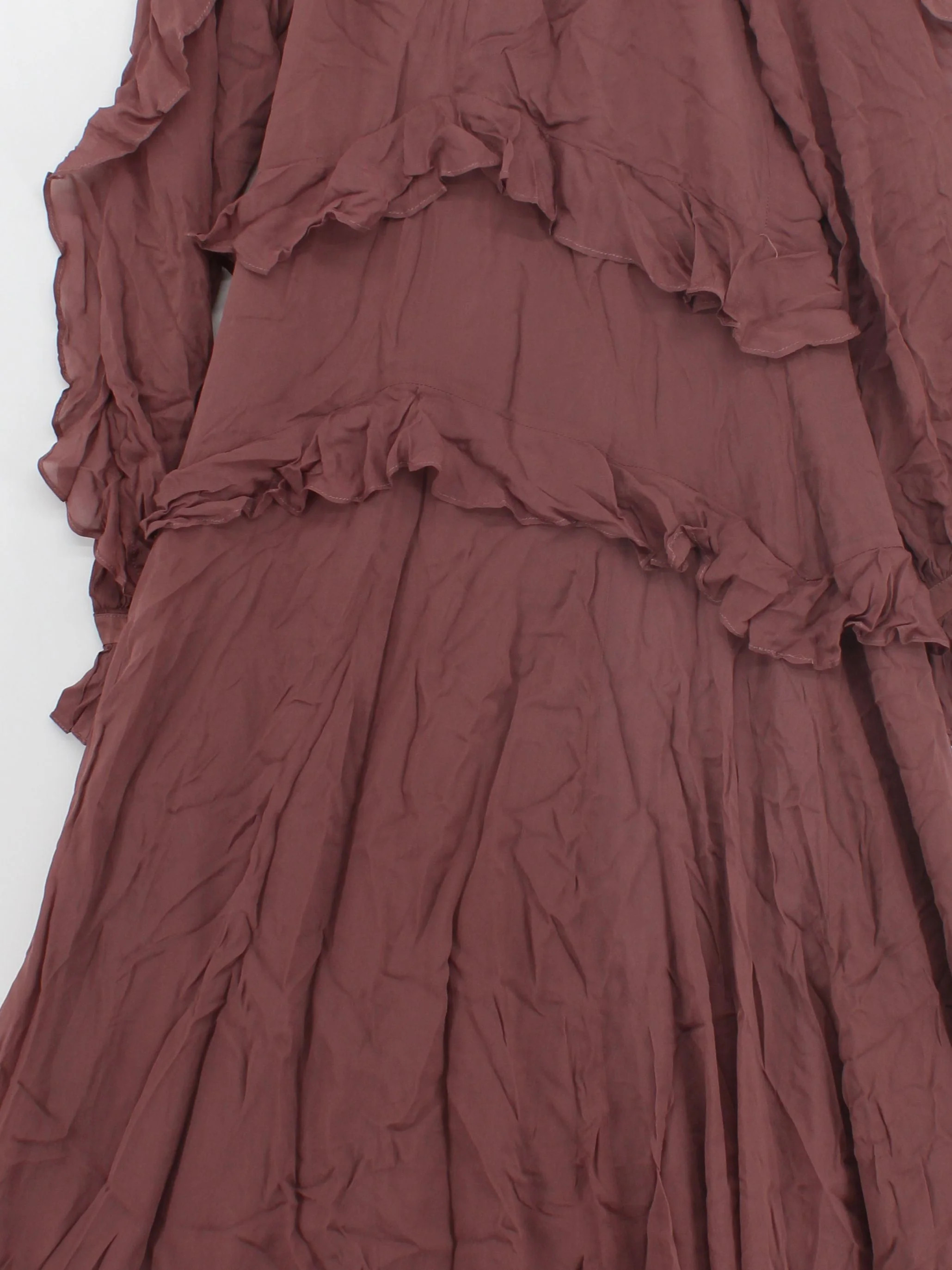 Karen Millen Maxi Dress UK12 in Brown RRP £189 - Image 3