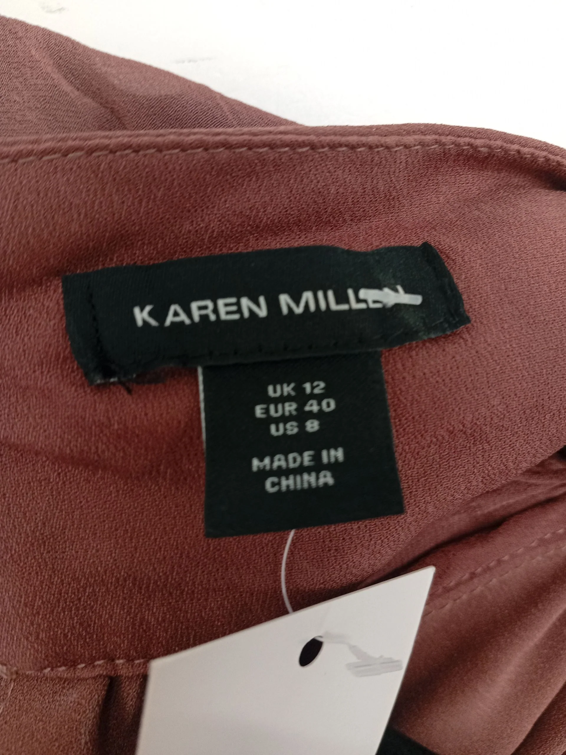 Karen Millen Maxi Dress UK12 in Brown RRP £189 - Image 6