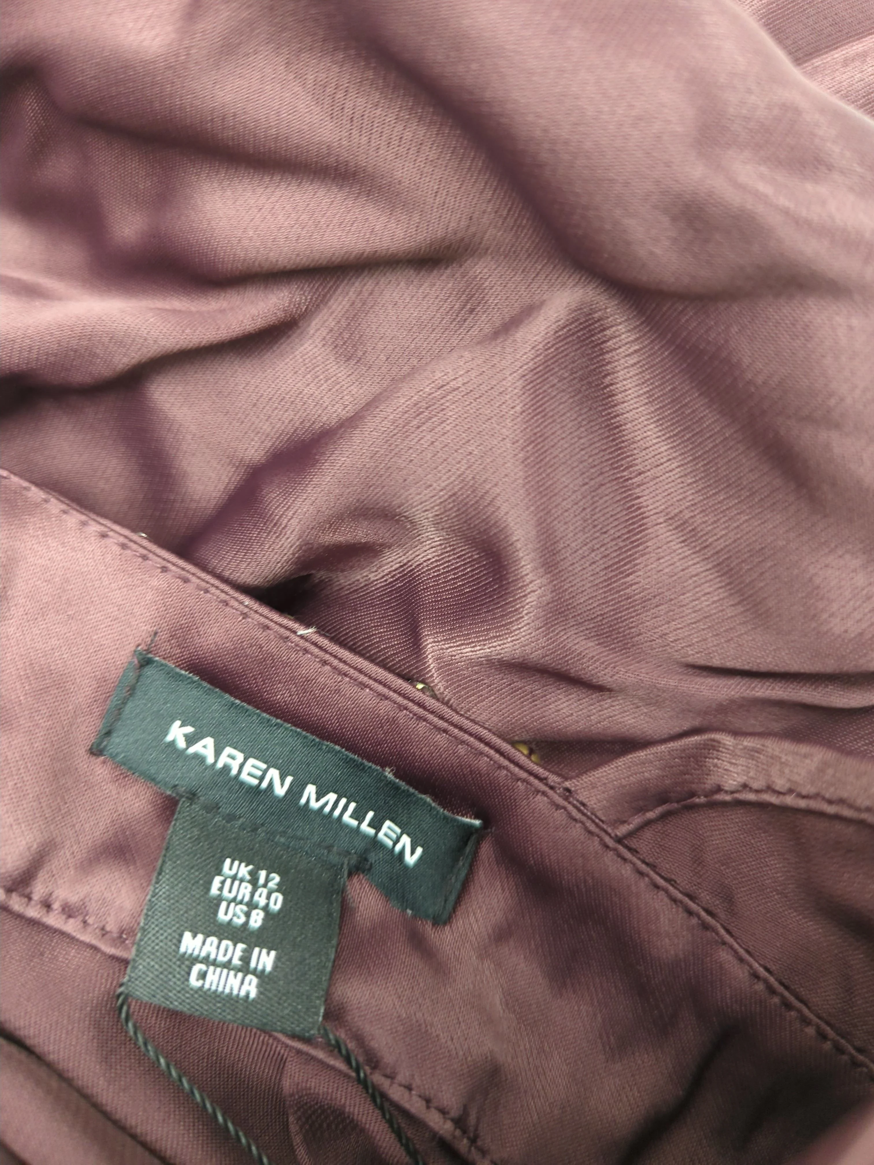 Karen Millen Maxi Dress UK12 in Brown RRP £239 - Image 6