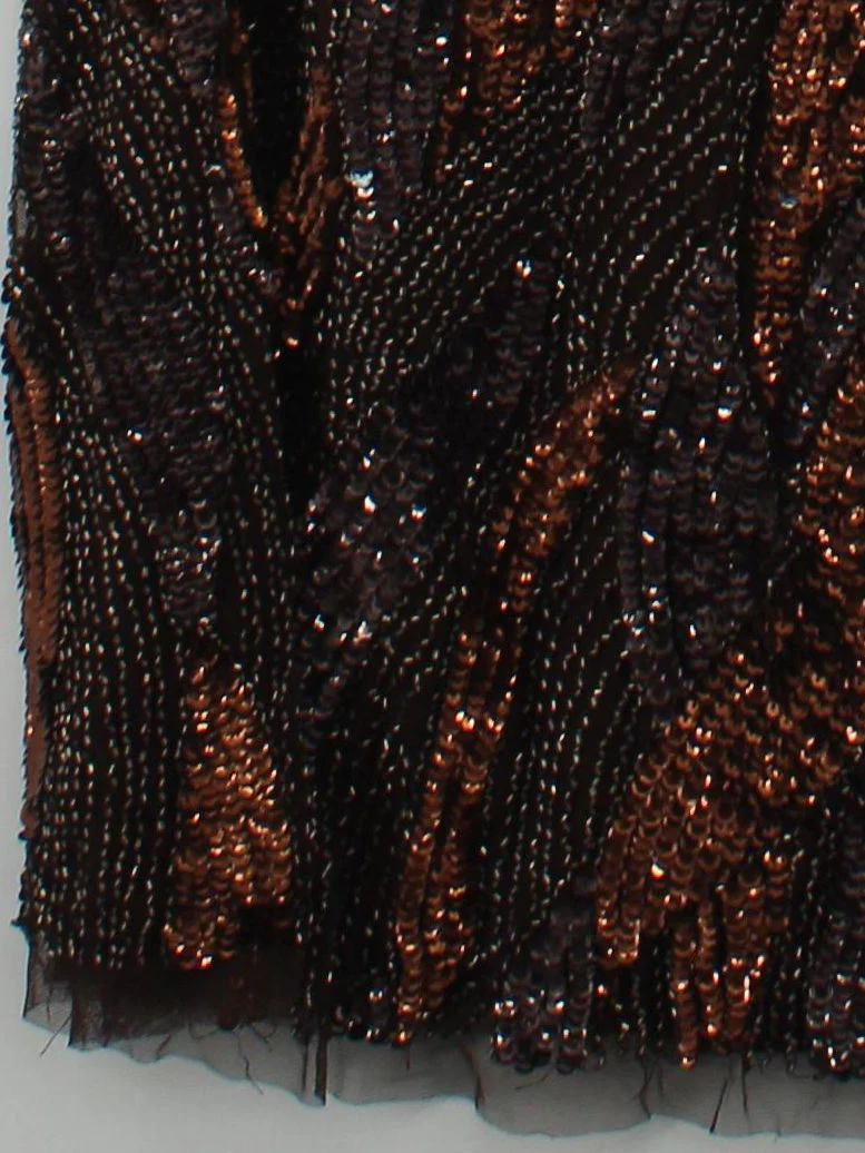 Karen Millen Maxi Dress UK12 in Brown RRP £359 - Image 4