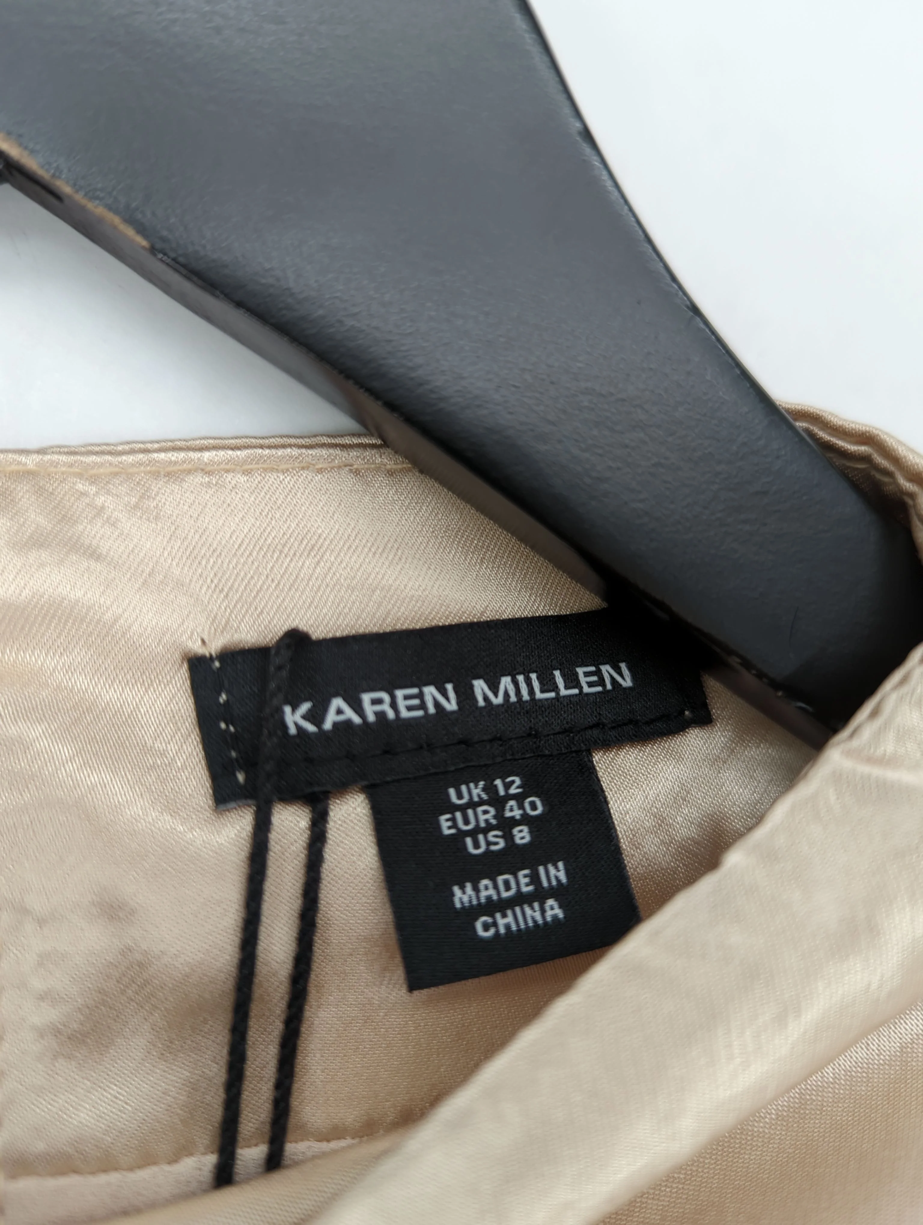 Karen Millen Maxi Dress UK12 in Cream RRP £149 - Image 6