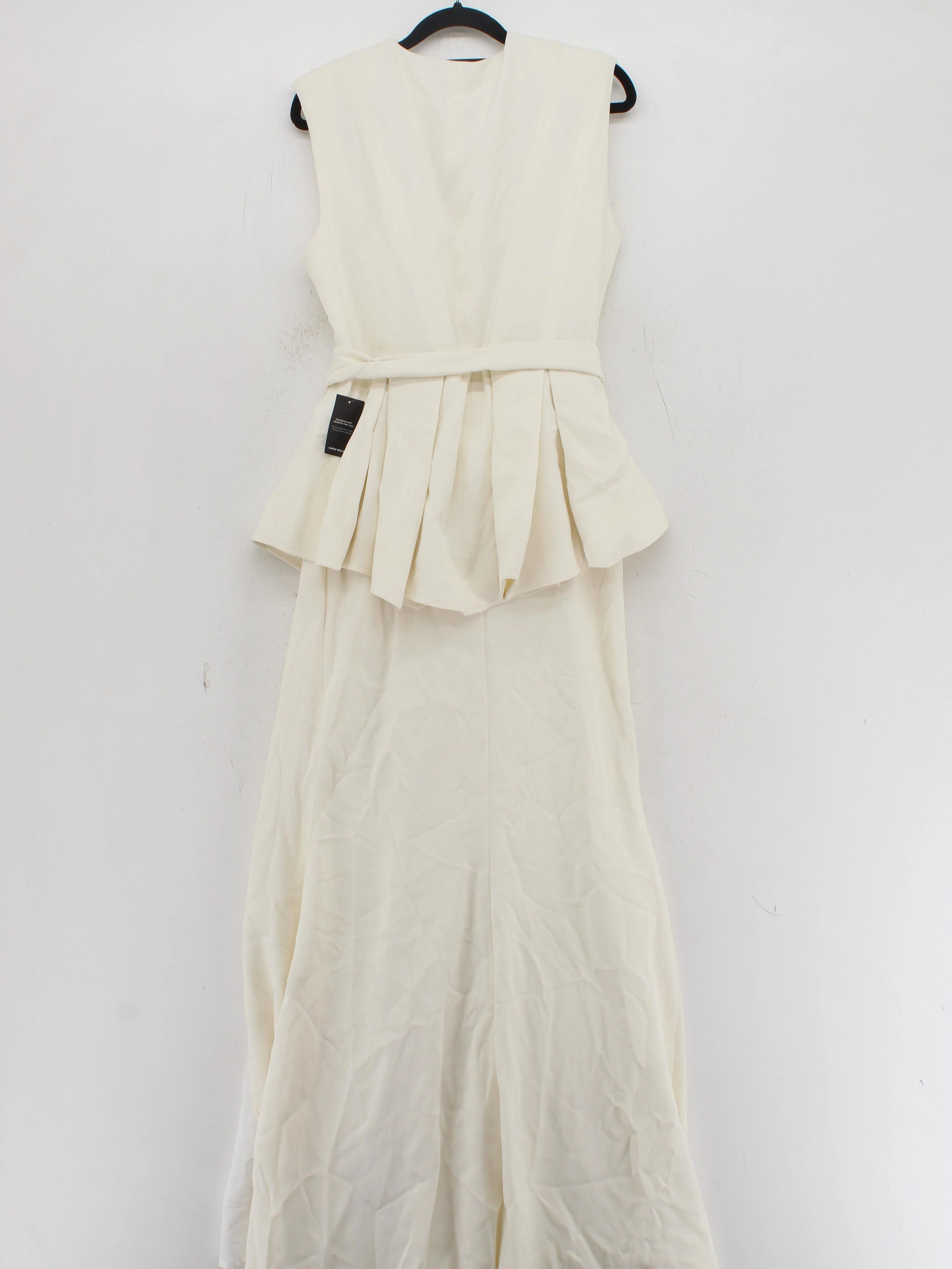 Karen Millen Maxi Dress UK12 in Cream RRP £269 - Image 2