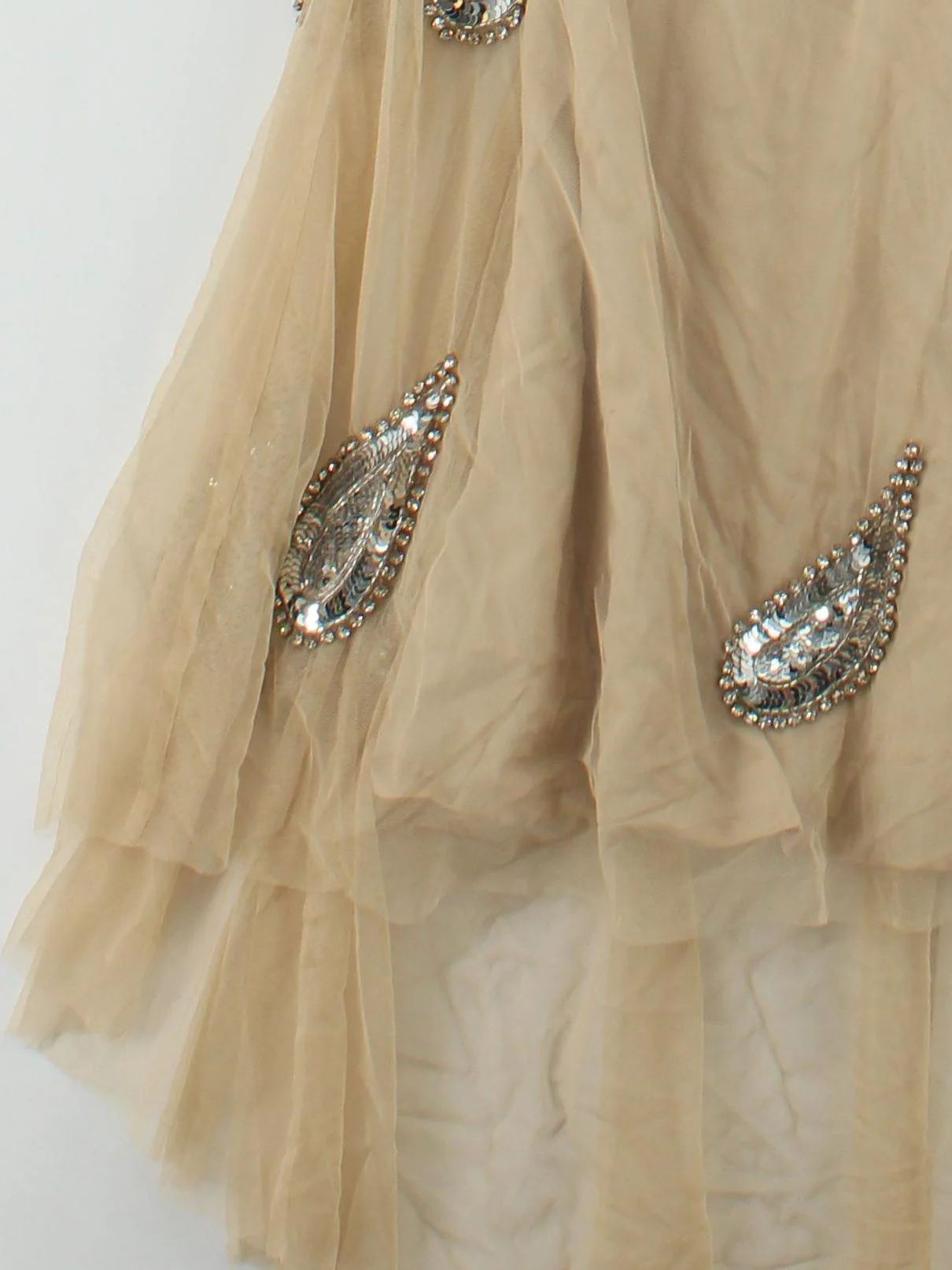 Karen Millen Maxi Dress UK12 in Cream RRP £419 - Image 4