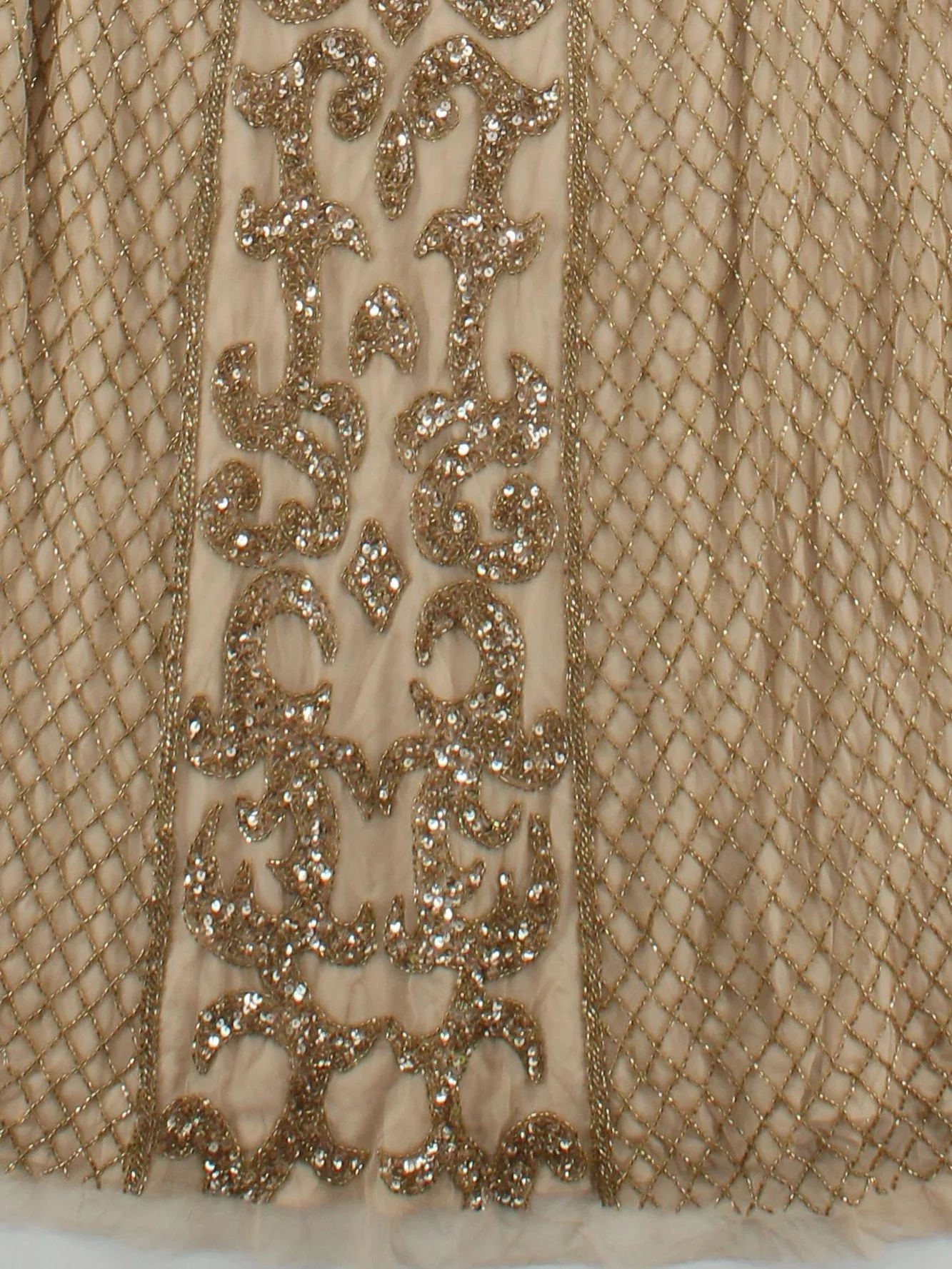 Karen Millen Maxi Dress UK12 in Gold RRP £359 - Image 4