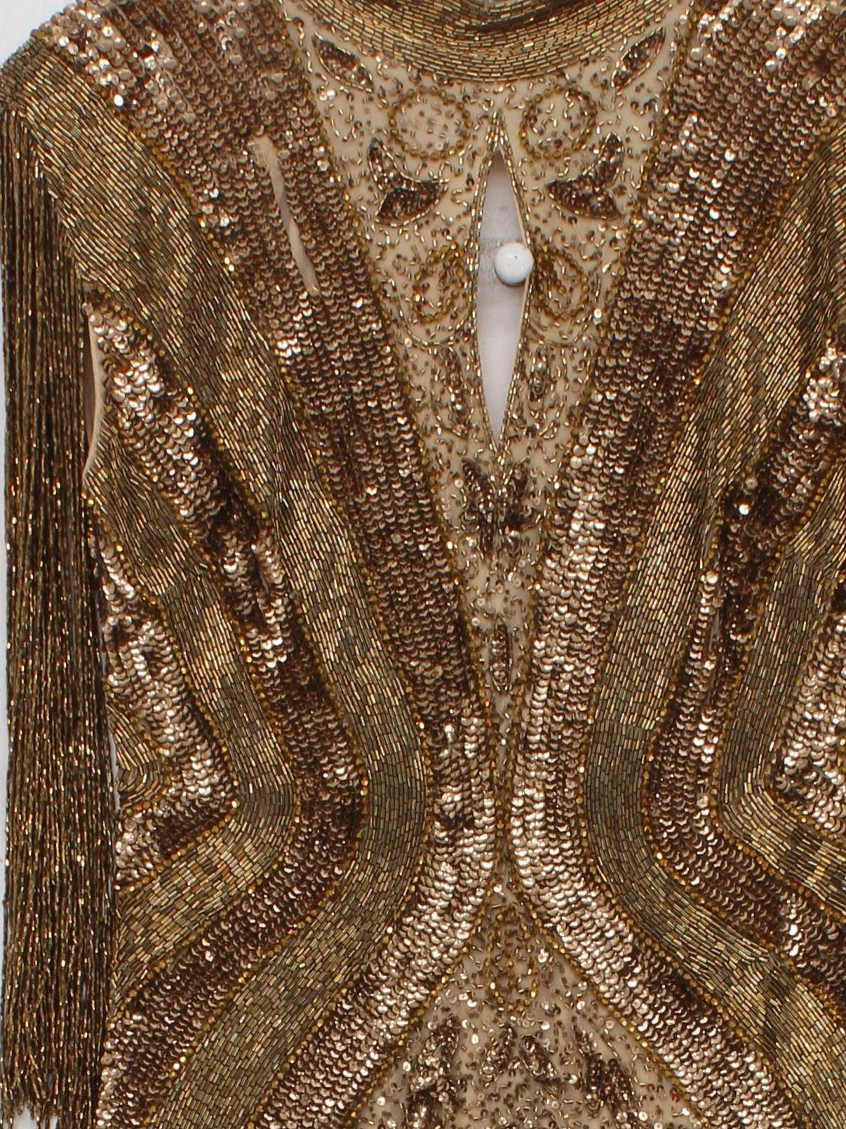 Karen Millen Maxi Dress UK12 in Gold RRP £429 - Image 3