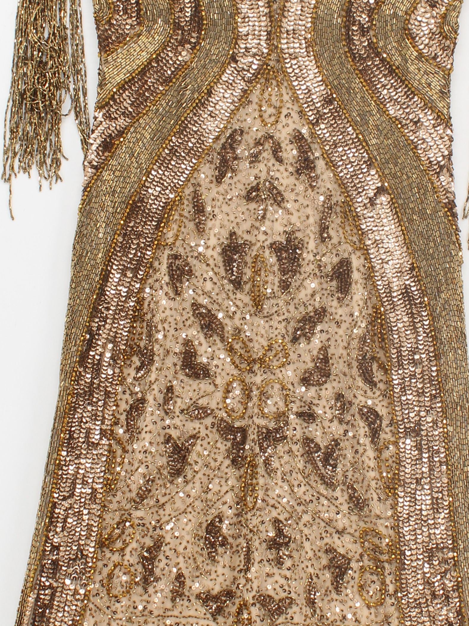 Karen Millen Maxi Dress UK12 in Gold RRP £429 - Image 3