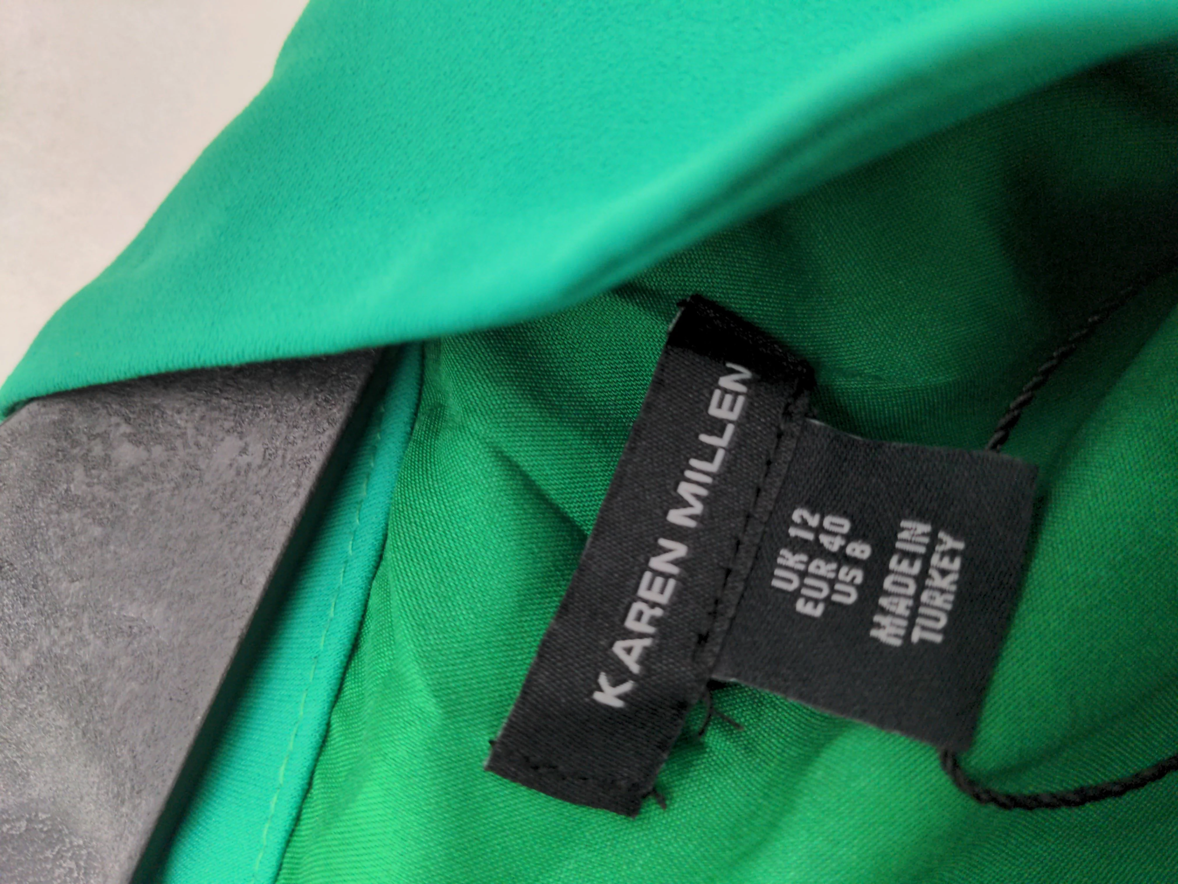 Karen Millen Maxi Dress UK12 in Green RRP £199 - Image 5