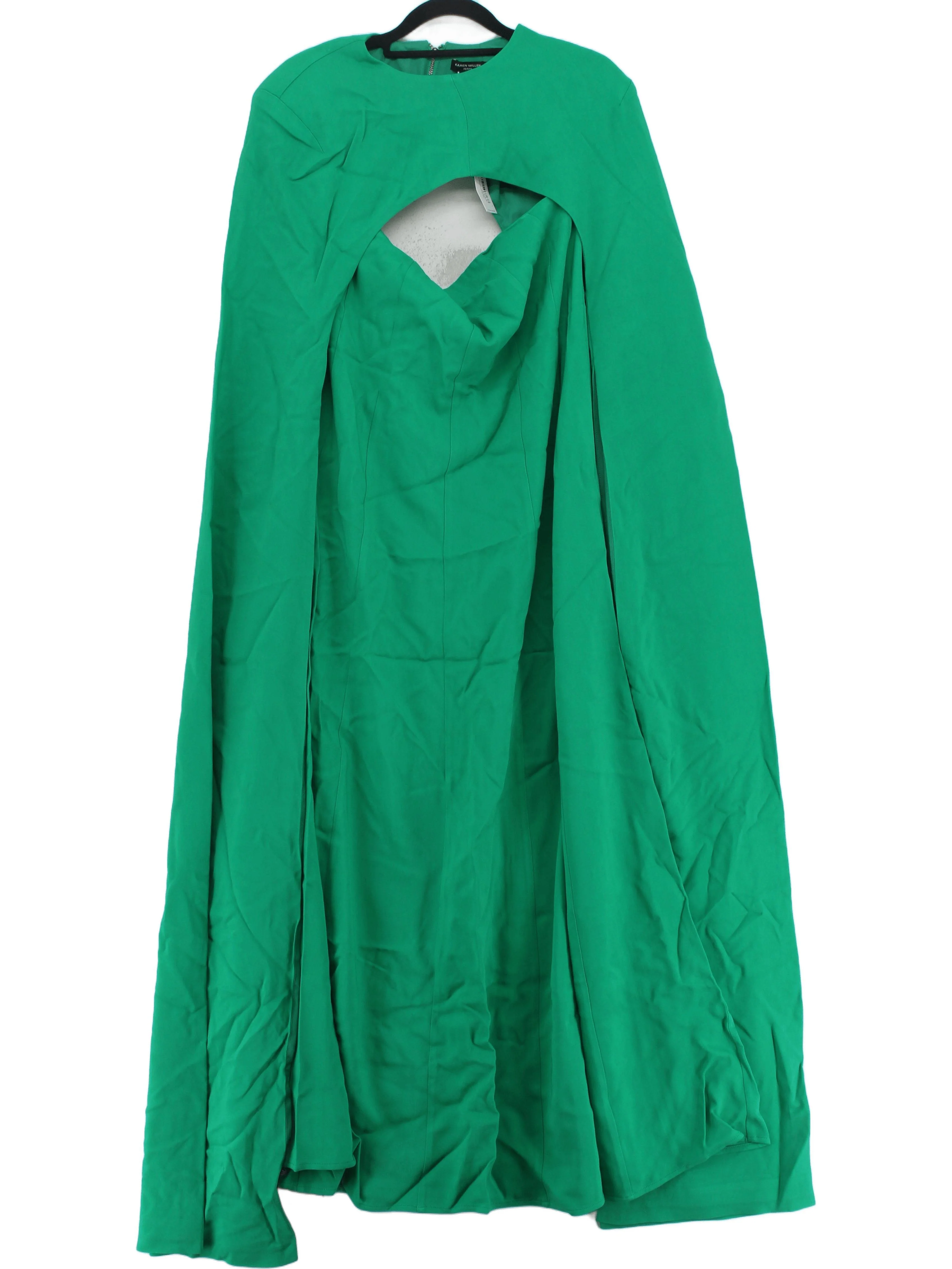 Karen Millen Maxi Dress UK12 in Green RRP £339