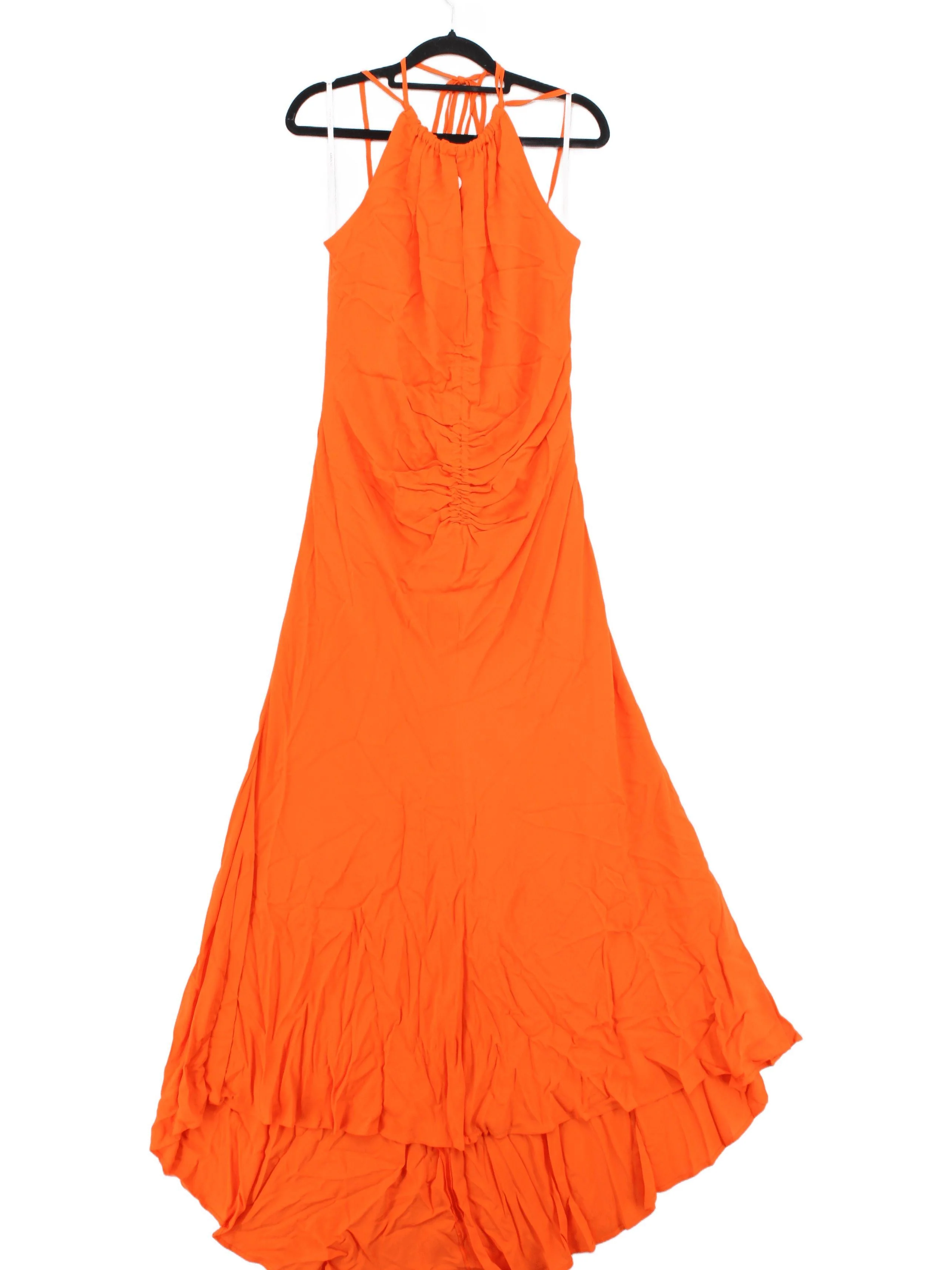 Karen Millen Maxi Dress UK12 in Orange RRP £259 - Image 2