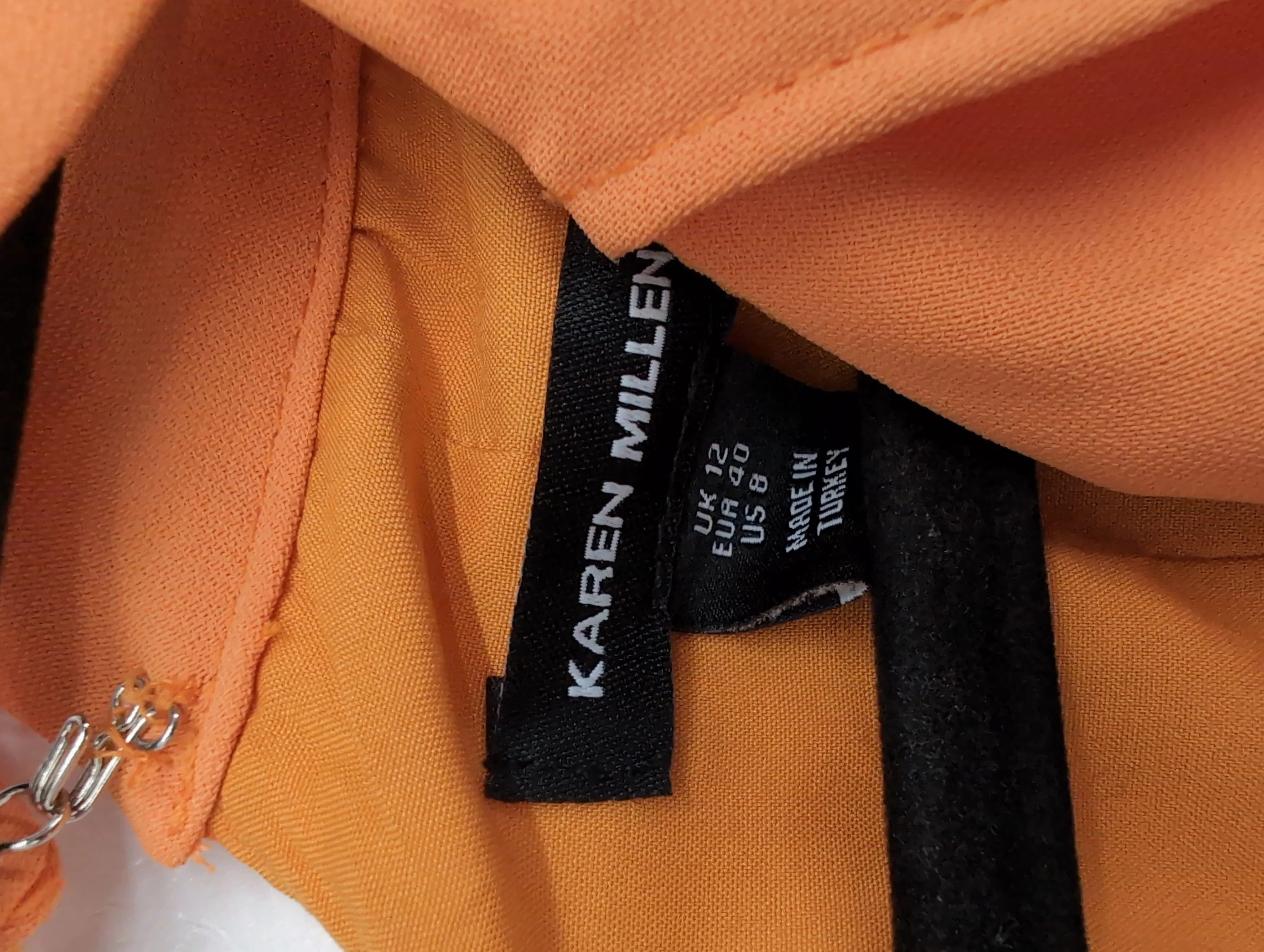 Karen Millen Maxi Dress UK12 in Orange RRP £259 - Image 5
